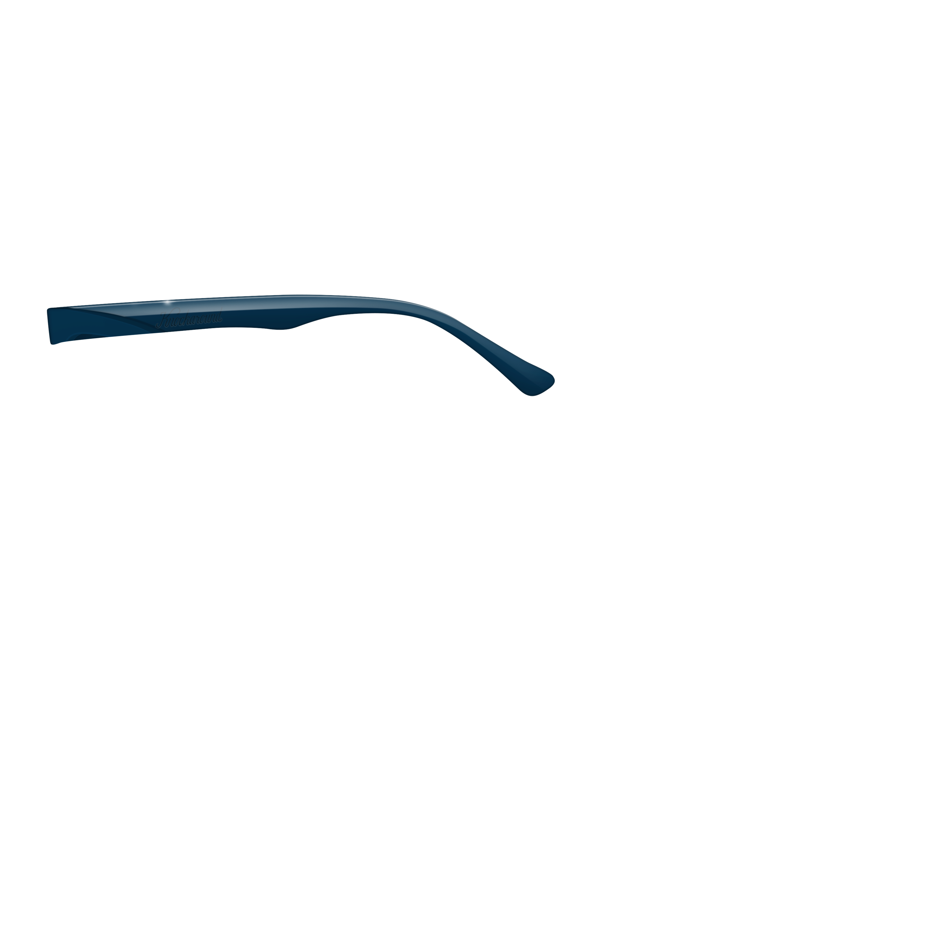 Knockaround Paso Robles Custom Sunglasses - Glossy Navy Blue Frame & Arms | Polarized UV Protection for Outdoor Sports, Driving & Beach Activities