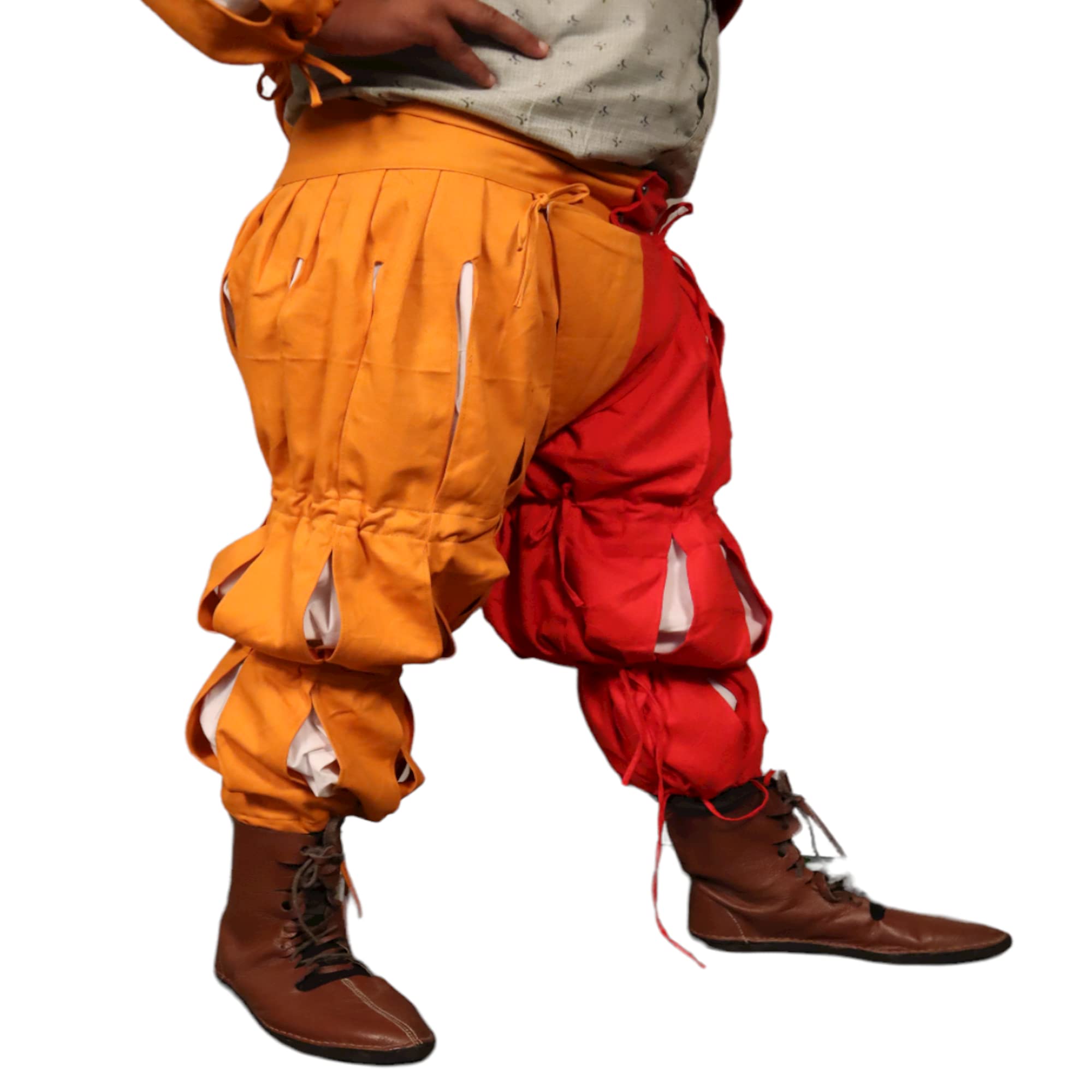 THE MEDIEVALS Joerg Landsknecht Renaissance Pants - Historical Reenactment Trousers for SCA, LARP & Medieval Festivals - Durable Costume Leggings for Cosplay & Theater Performances