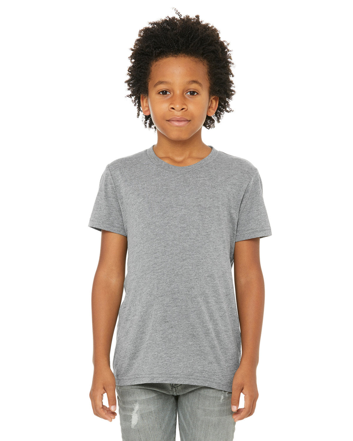 Bella + Canvas 3413Y Youth Triblend Short Sleeve T-Shirt - Soft & Comfortable Cotton Blend Tee for Kids & Teens - Perfect for School, Sports & Casual Wear