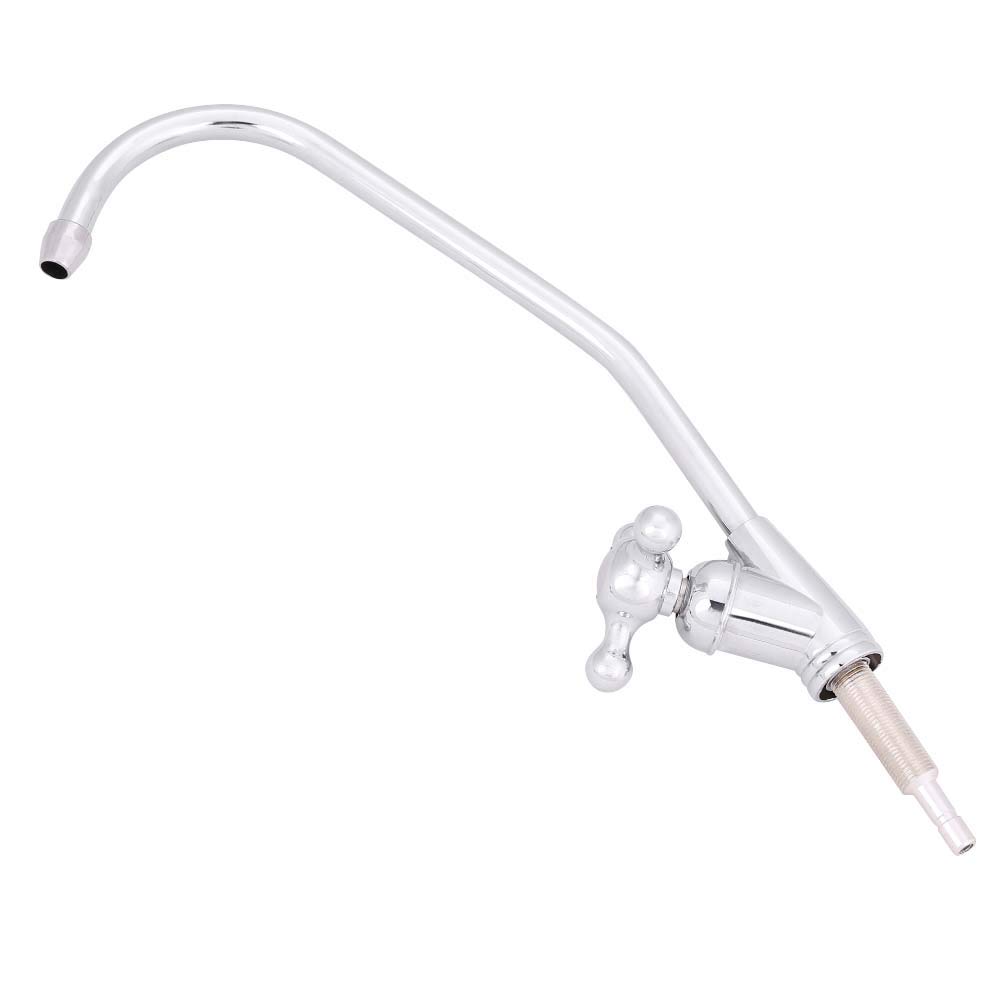 Zouminyy 1/4'' Stainless Steel RO Faucet - Chrome Drinking Water Filter Tap for Kitchen Sink | Reverse Osmosis System | Perfect for Clean Drinking Water & Under Sink Filtration