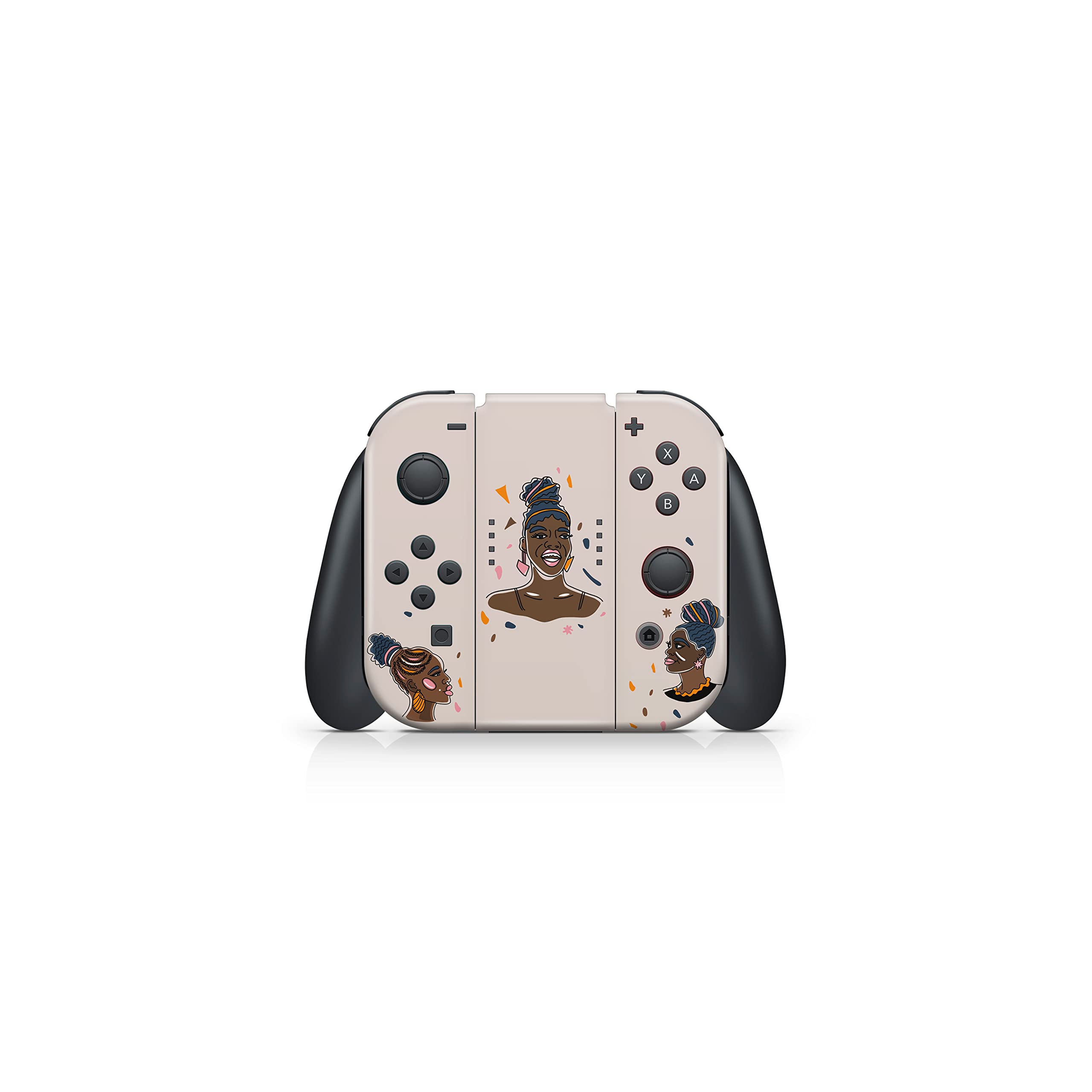 Black Lives Matter Nintendo Switch Skin - Premium 3M Vinyl Full Wrap Decal in Beige | Compatible with All Switch Models | Perfect for Gaming, Travel & Showcasing Social Awareness