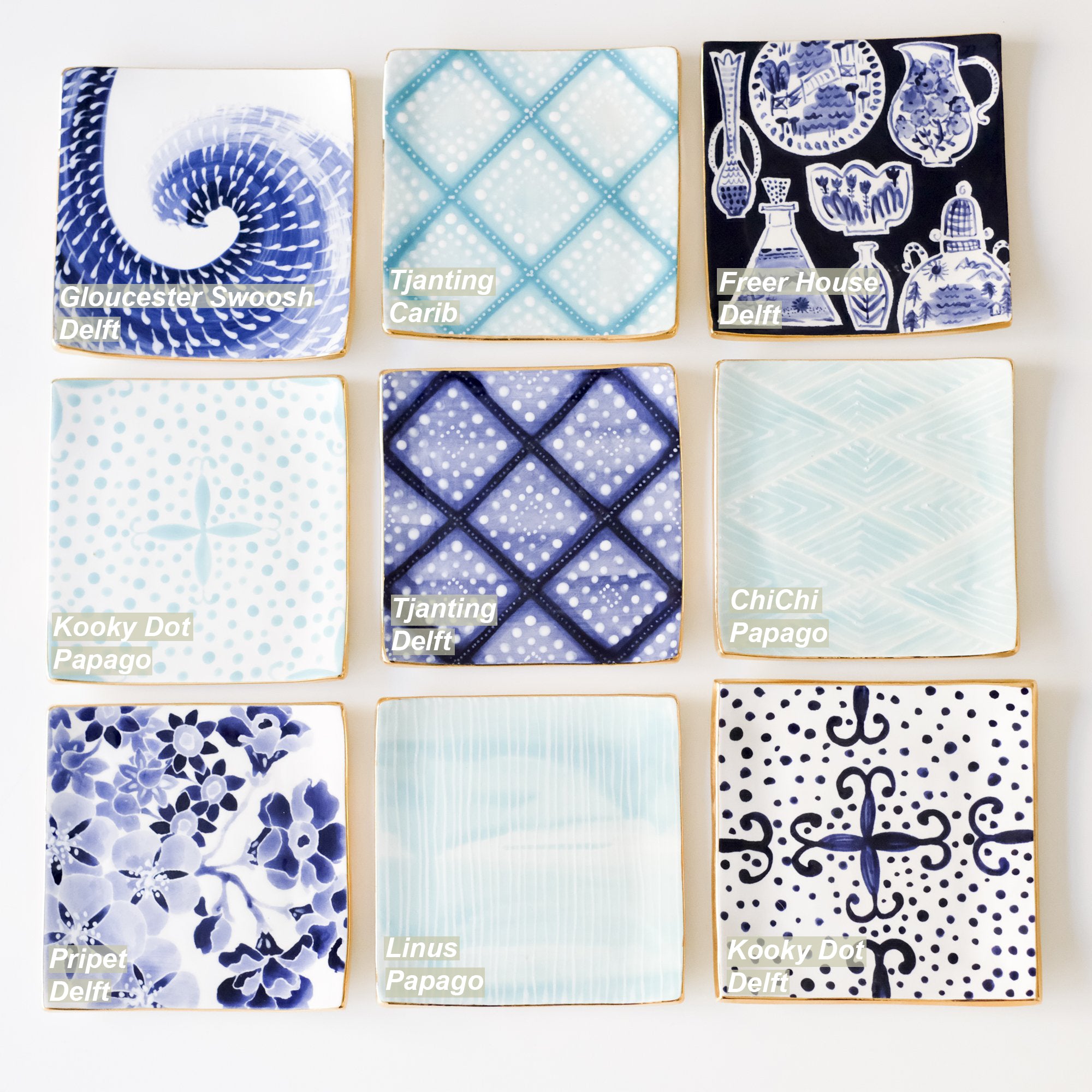 Blue Appetizer Trays - Elegant Serving Platters for Cheese, Fruit & Desserts | Perfect for Parties, Weddings & Entertaining