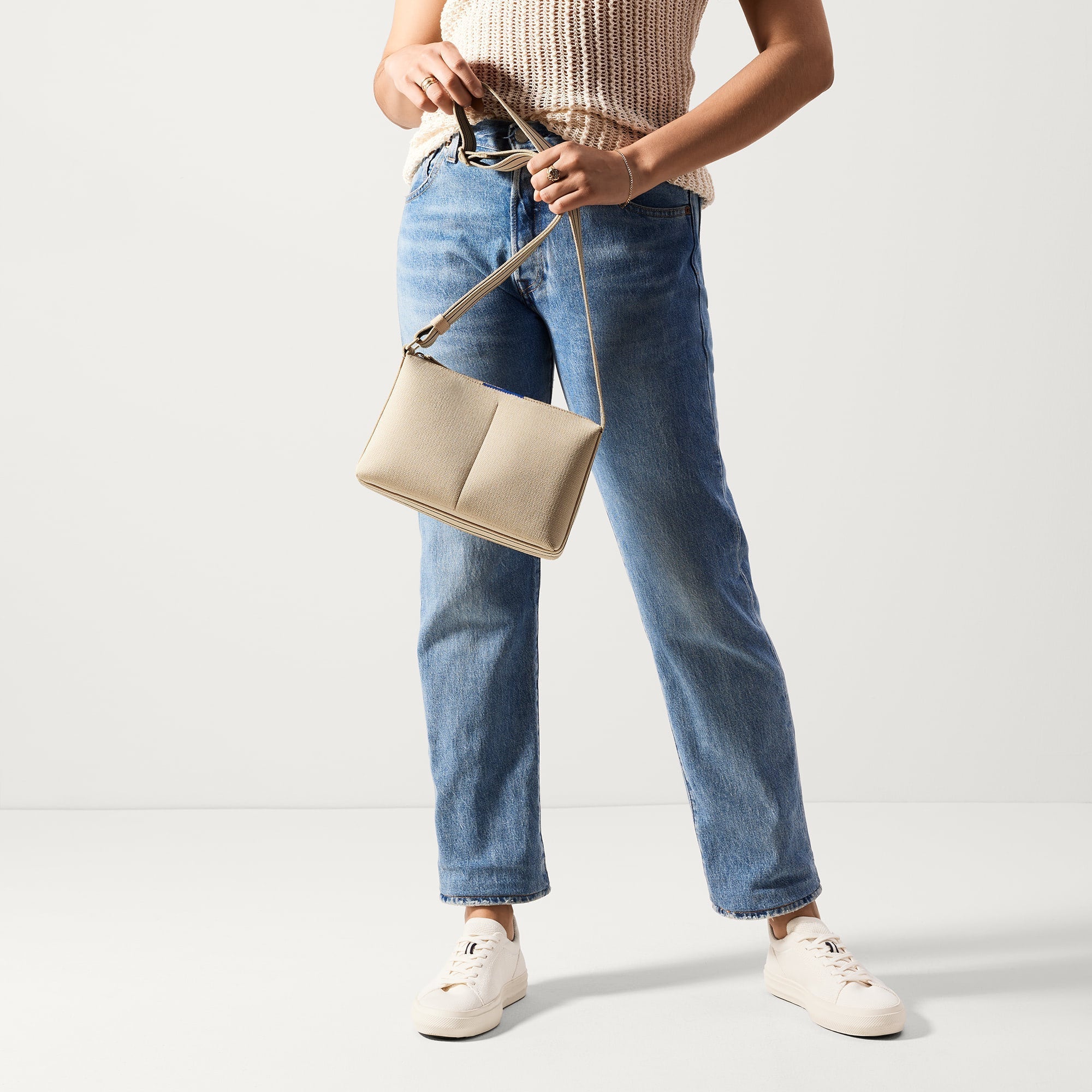 Stylish Casual Crossbody Bag in Parchment - Perfect for Everyday Use, Travel & Shopping