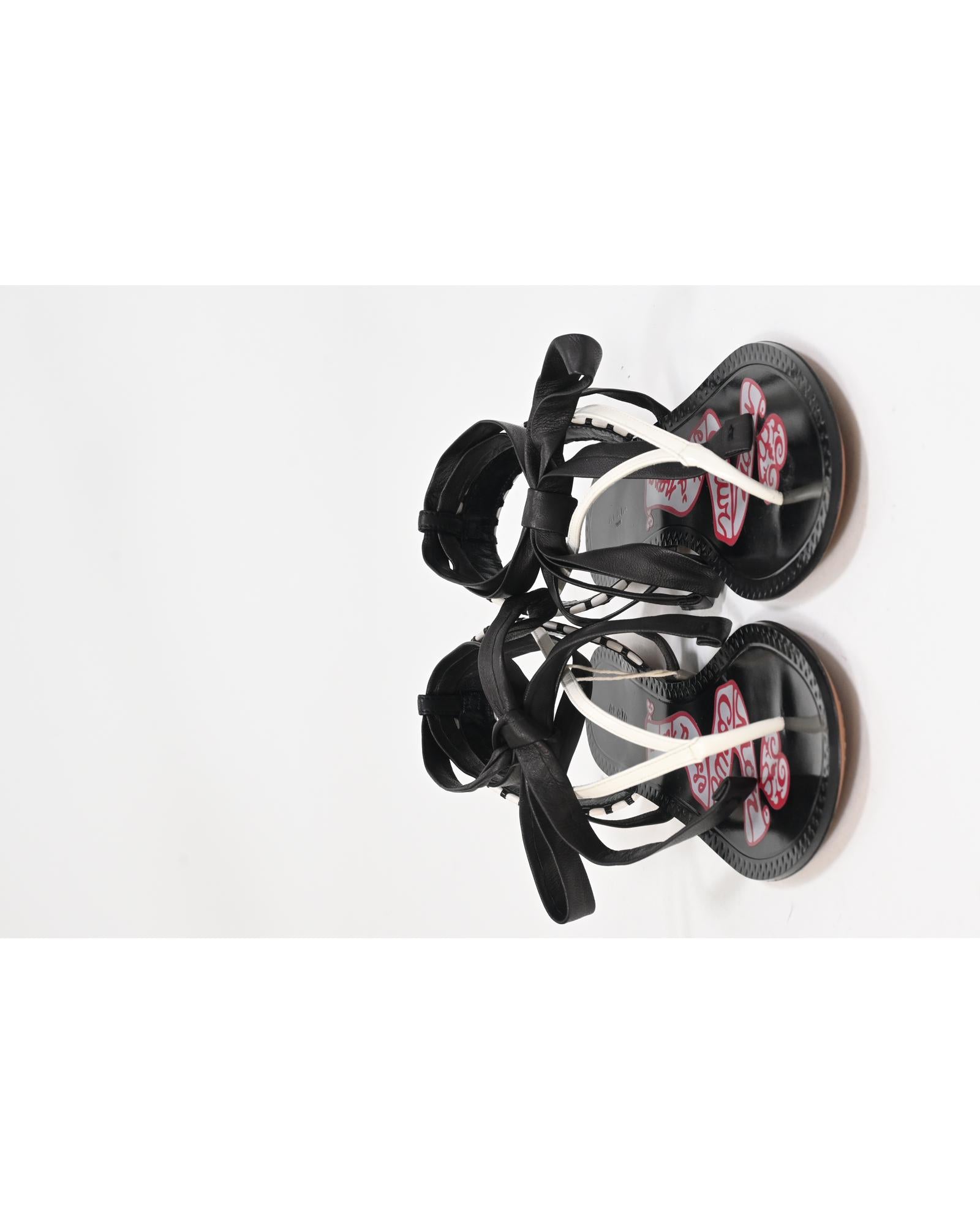 Alaa Tie-Up Flat Sandals for Women - Comfortable Strappy Summer Beach Sandals | Casual Walking Shoes for Outdoors, Vacations & Daily Wear