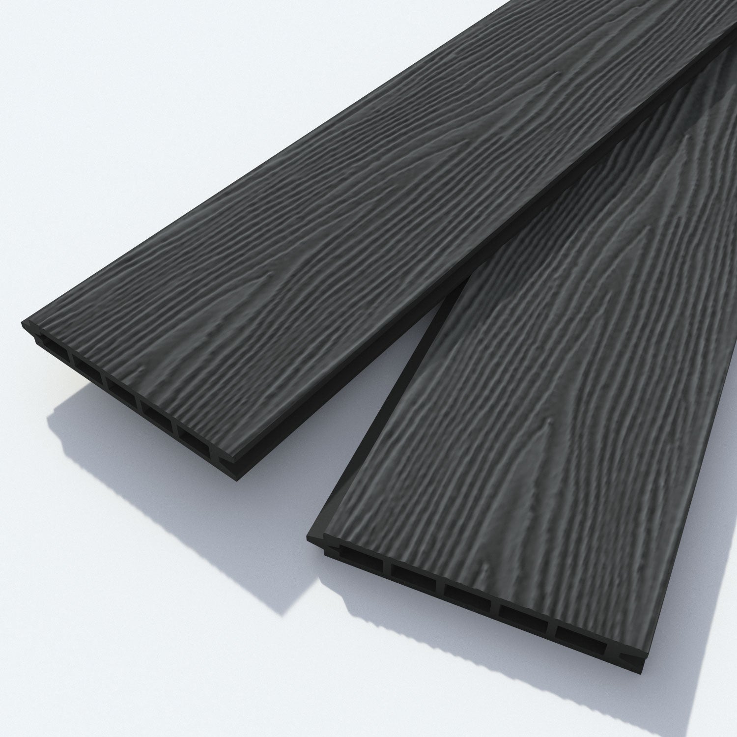 Classic Cubed Fence Panel - Dark Grey Privacy Screen for Concrete Posts | Durable Outdoor Garden Fence for Backyard, Patio & Pool Area