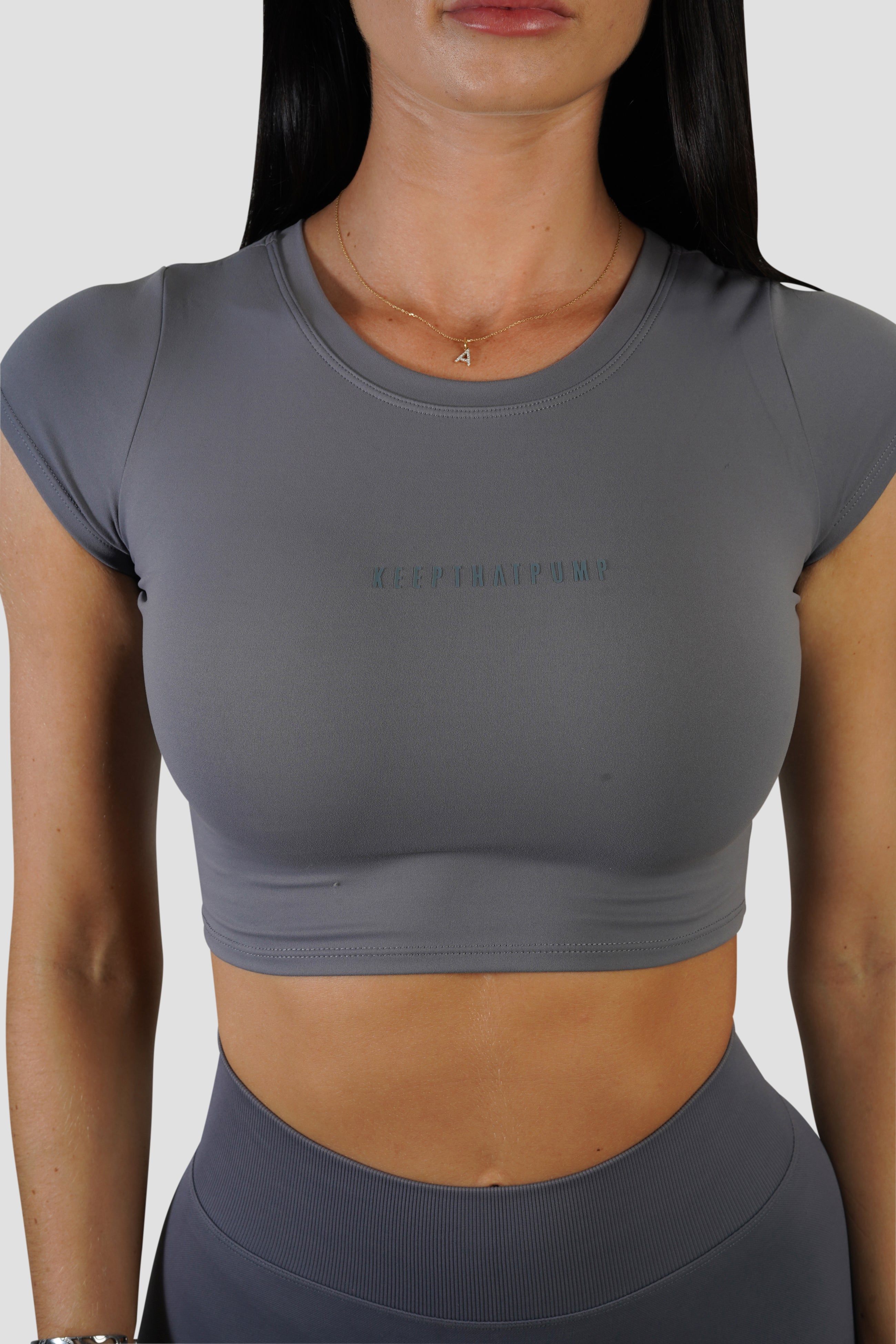 KTP Cropped Tee - Trendy Storm Print Women's T-Shirt for Casual Wear & Street Style Outfits