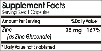 Chelated Zinc 25mg - 200 Capsules - Pure Zinc Supplement for Immune Support & Wellness - No Additives, Non-GMO - Naturetition Supplements - Boost Energy & Recovery for Active Lifestyles