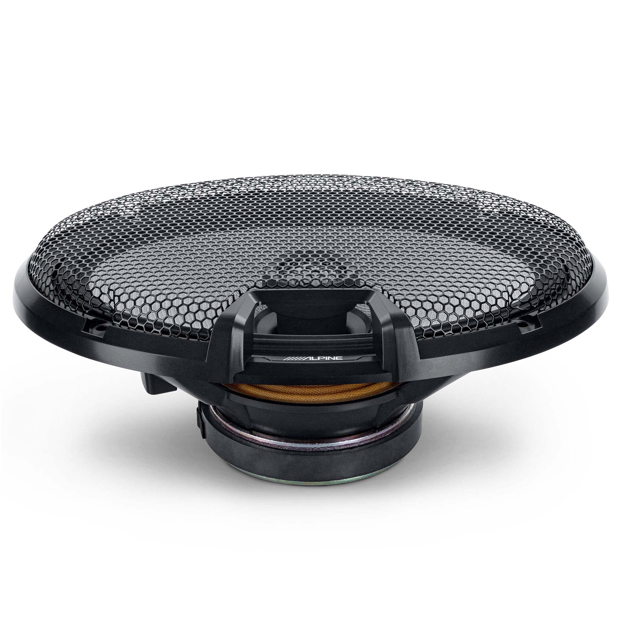 Alpine R2-S69 6x9 Inch 2-Way High Resolution Car Speakers with Foam Baffle Kit - Premium Sound for Cars, Trucks & SUVs - Perfect for Upgrading Factory Audio Systems