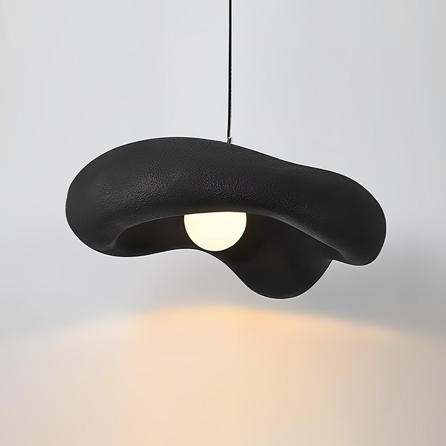 Eterna Wabi Sabi Pendant Light - Handmade Japanese Minimalist Hanging Lamp for Dining Room, Kitchen Island, or Bedroom Decor