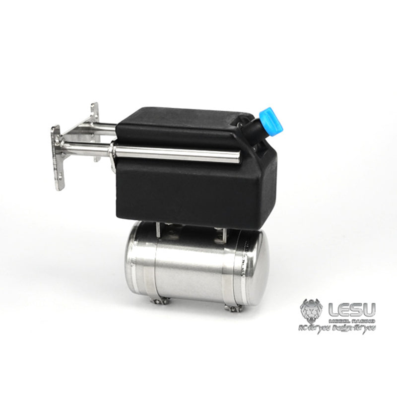 Upgraded Urea Tank Case Box with Rack Base for 1/14 Scale RC Tractor Truck & Dumper Model Cars - DIY Tamiya Compatible Decoration Parts - Perfect for RC Construction Vehicle Scenes and Model Displays