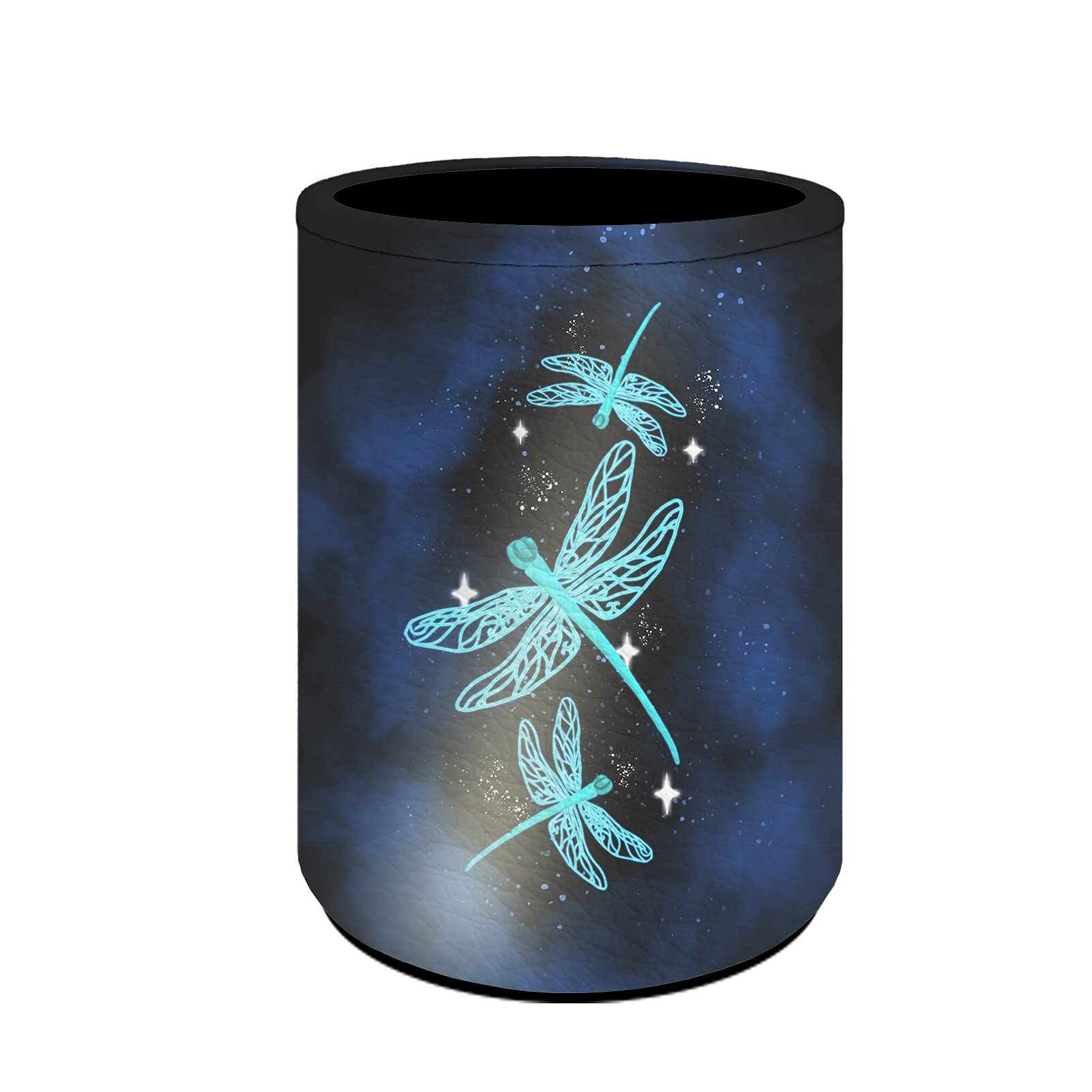 Dragonfly Design Pen Holder & Pencil Cup - Stylish Desktop Organizer for Stationery, Makeup Brushes | Office & Home Desk Storage Accessory | Perfect Gift for Women & Men | Ideal for Work, Study & Vanity Organization