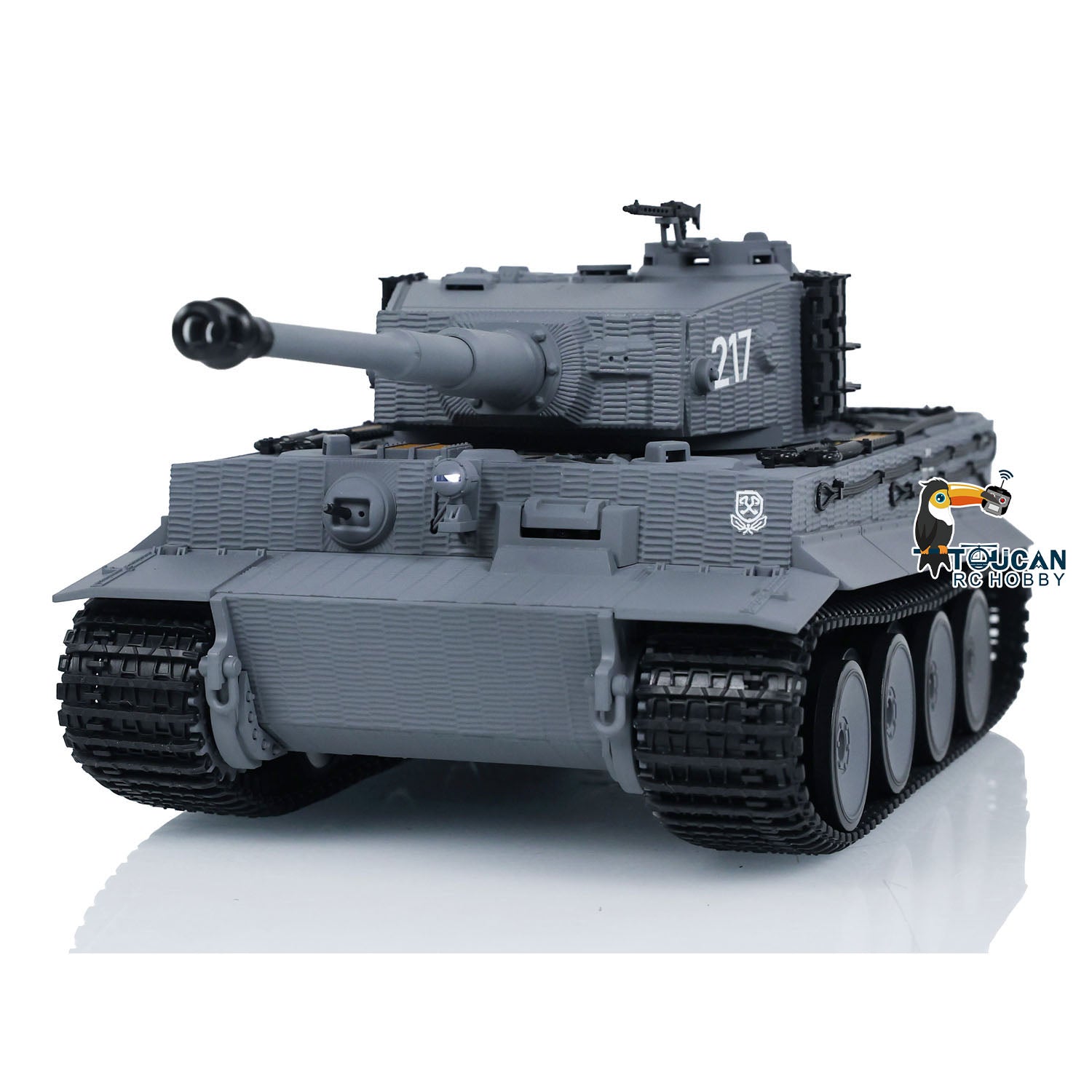 Taigen 1/24 Scale RC Battle Tank Tiger I - Remote Control Military Tank Model with Infrared Combat & LED Flash, Rechargeable Battery (Fast Free Shipping) | Perfect for Collectors, Wargaming & Indoor Battles