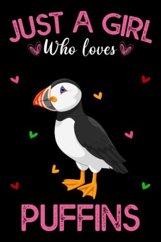 Puffins Composition Notebook - Lined Journal & Planner for Girls, Cute Puffin Gifts for Bird Lovers, School Supplies & Travel Diary