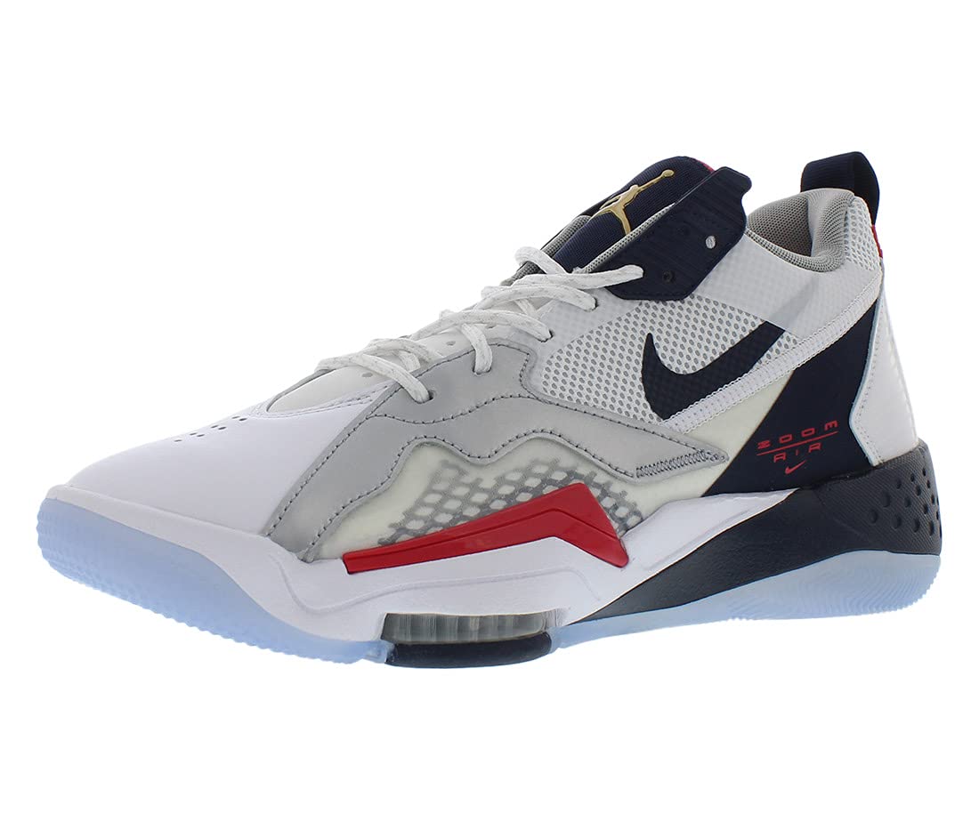 Nike Zoom '92 Men's Running Shoes Size 9.5 - White/Black/Red Retro Sneakers for Jogging, Gym Workouts & Casual Wear