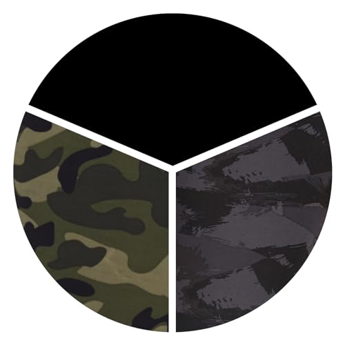 Black/Black Print/Army Green
