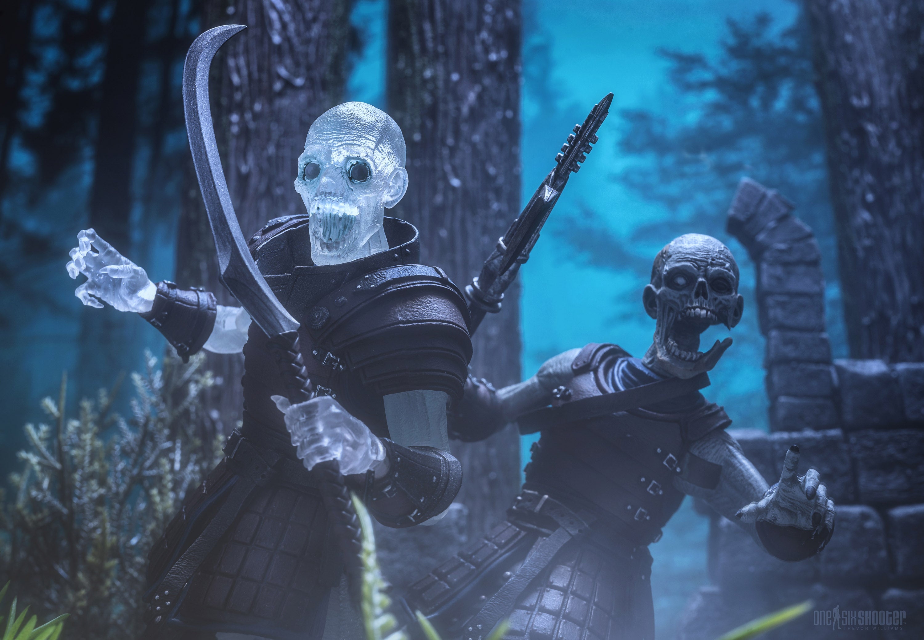 Four Horsemen Studio Mythic Legions 1/12 Scale 6-Inch Necronominus Undead Builder Pack (Deluxe) - Highly Detailed Action Figure for Collectors, Customization & Fantasy Displays