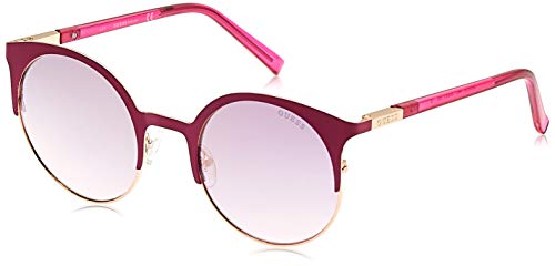 GUESS Women's Gu3036 Round Polarized Sunglasses UV Protection - Stylish & Comfortable for Outdoor, Beach, and Driving