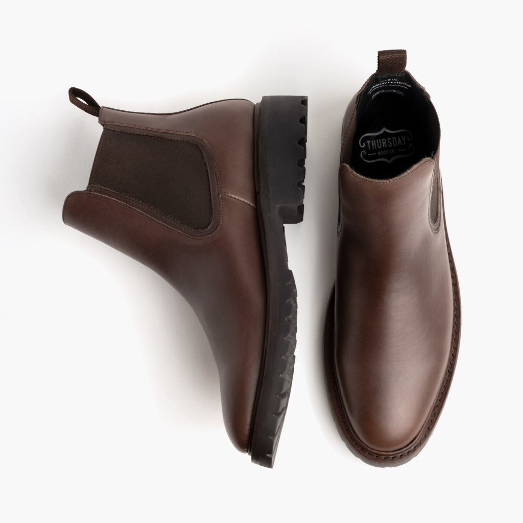 Men's Legend Chelsea Boot Falcon - Waterproof Leather Ankle Boots for Men, Comfortable Slip-On Dress Shoes for Casual & Work - Perfect for Outdoor, Office & Daily Wear