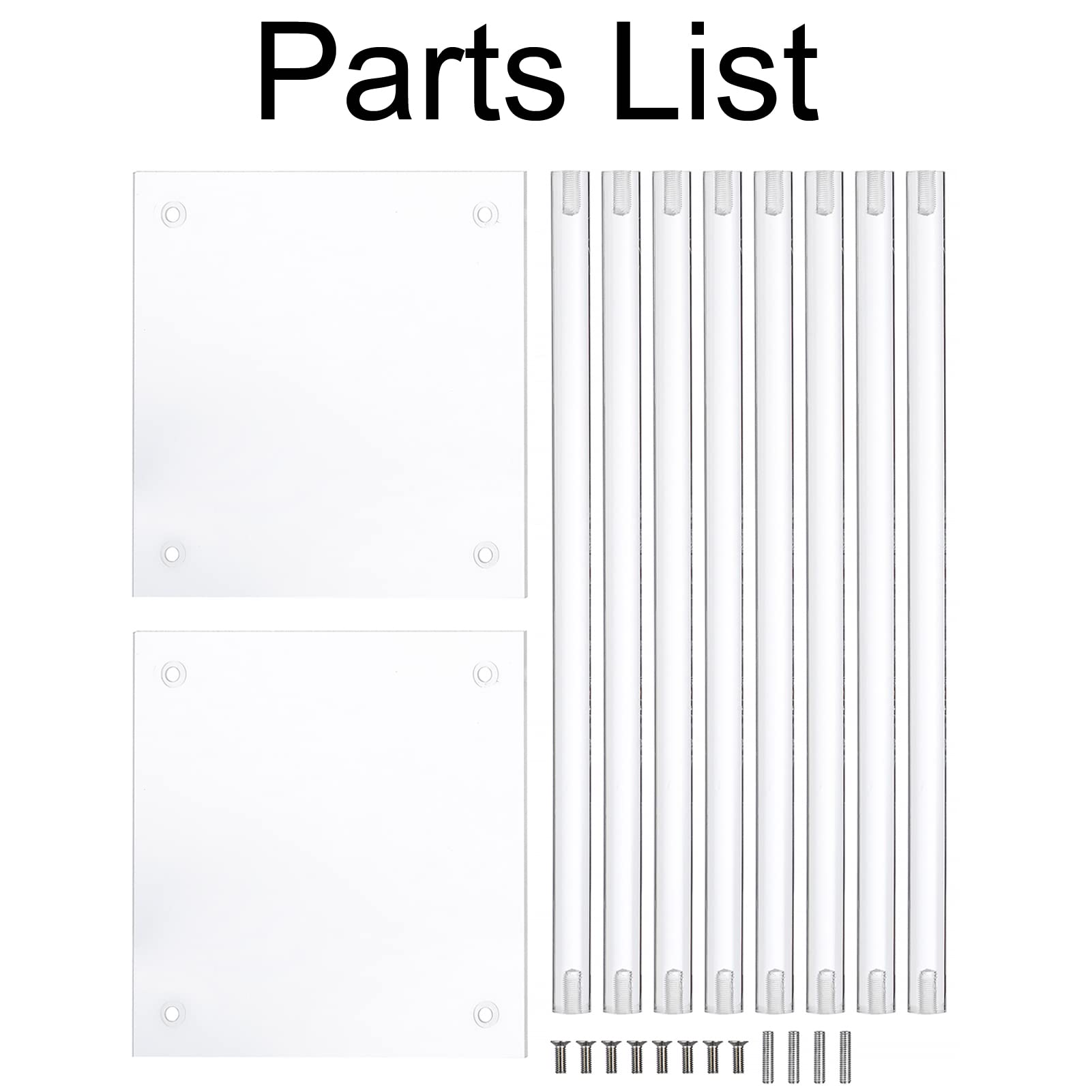 10 Pack Clear Acrylic Column Vases 31.5 Inch Tall - Geometric Wedding Centerpiece Flower Stands for Tables, Bulk Party Decorations - Perfect for Weddings, Birthdays, Home Decor & Event Centerpieces