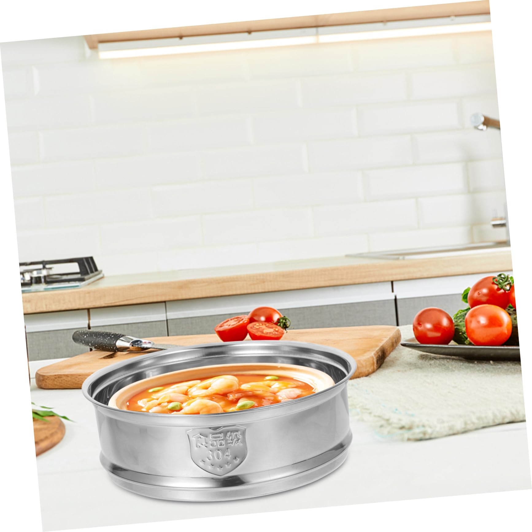 Premium Stainless Steel Steamer Basket - 1-Piece Multi-Purpose Kitchen Tool for Eggs, Vegetables, Buns & More | Silicone-Coated Steam Rack with Grid Design | Perfect for Healthy Cooking, Meal Prep & Home Use