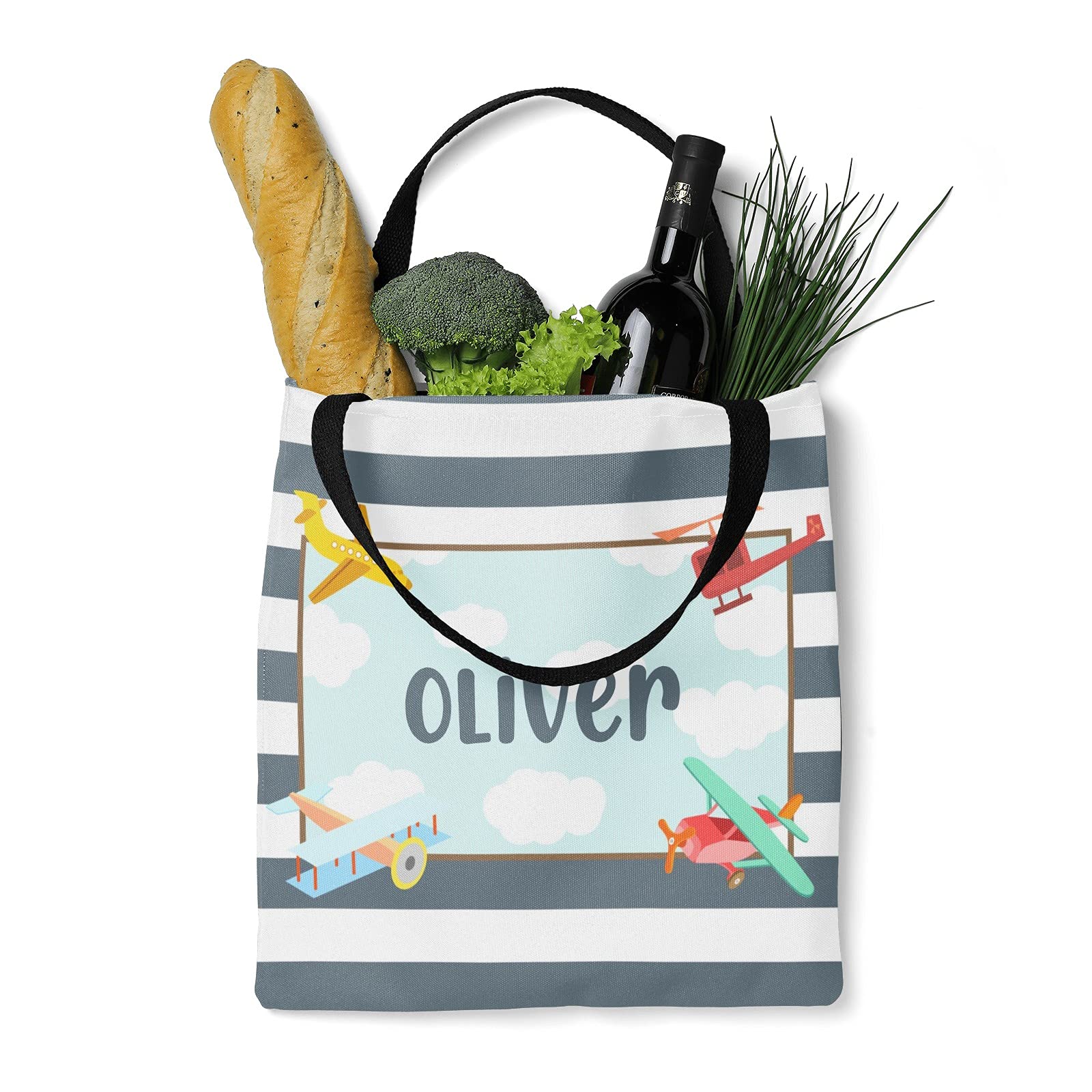 Personalized Canvas Tote Bags for Women & Kids - Eco-Friendly Reusable Shopping Bags for Groceries, Beach, Travel & Daily Use | Customizable Gift Idea