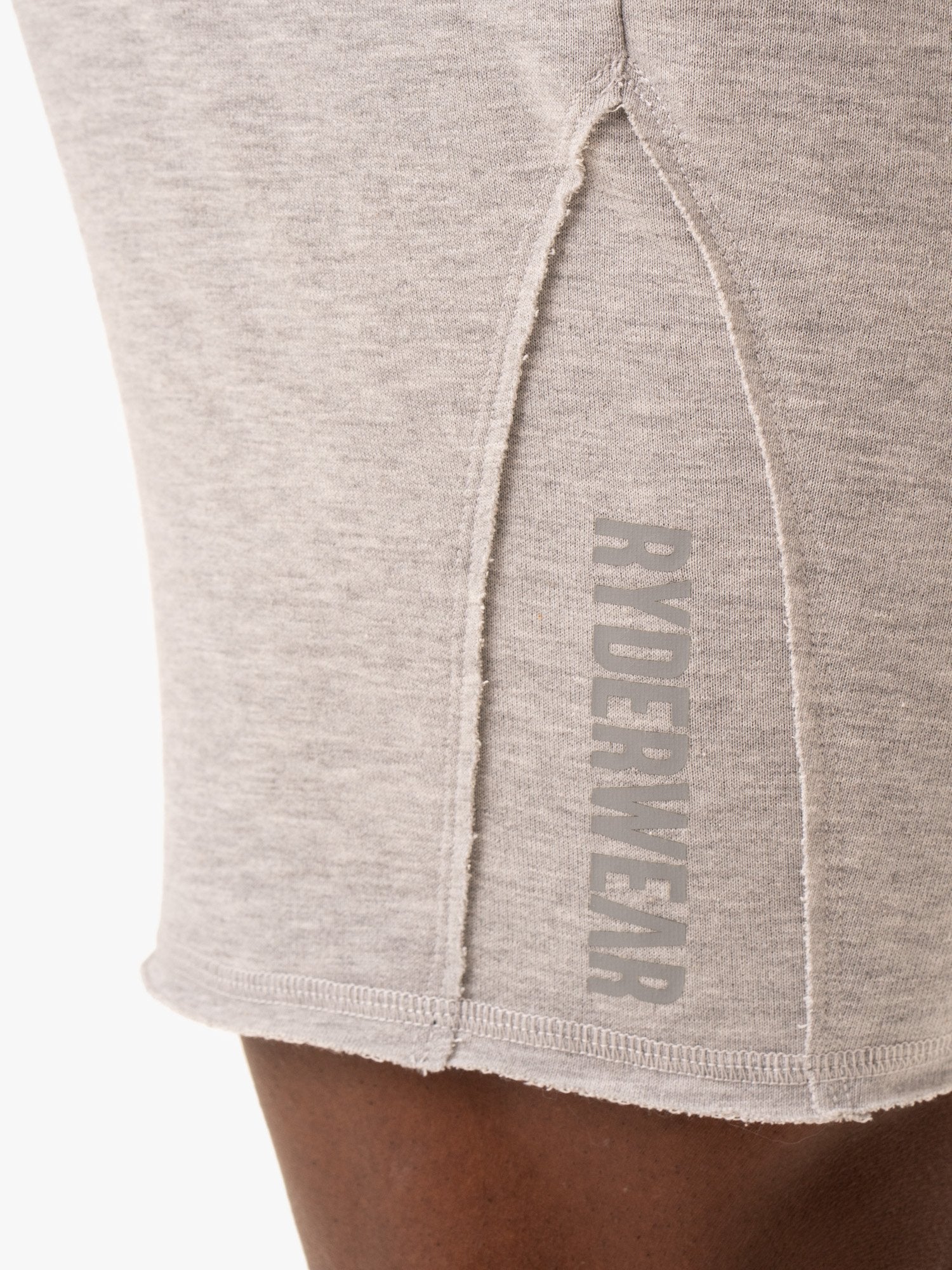 Force 6 Track Shorts - Grey Marl Athletic Running Shorts for Men | Gym Workout & Casual Wear