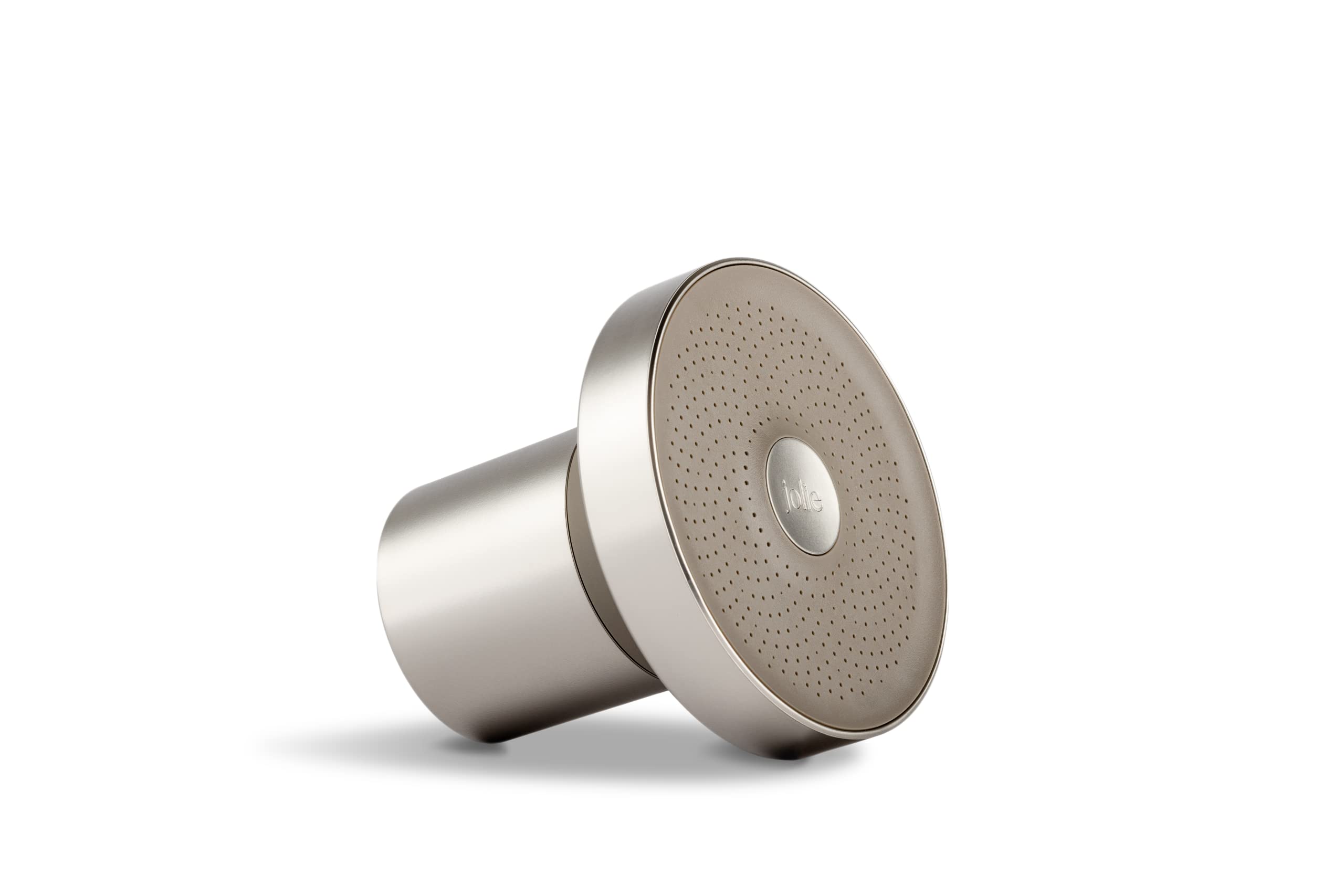 JOLIE Filtered Shower Head with Water Filter System - High Pressure Shower Head for Hair & Skin Care, Beauty & Personal Care Accessory (Brushed Steel) | Perfect for Dry Skin, Dandruff Relief & Chlorine Removal in Bathroom & Spa