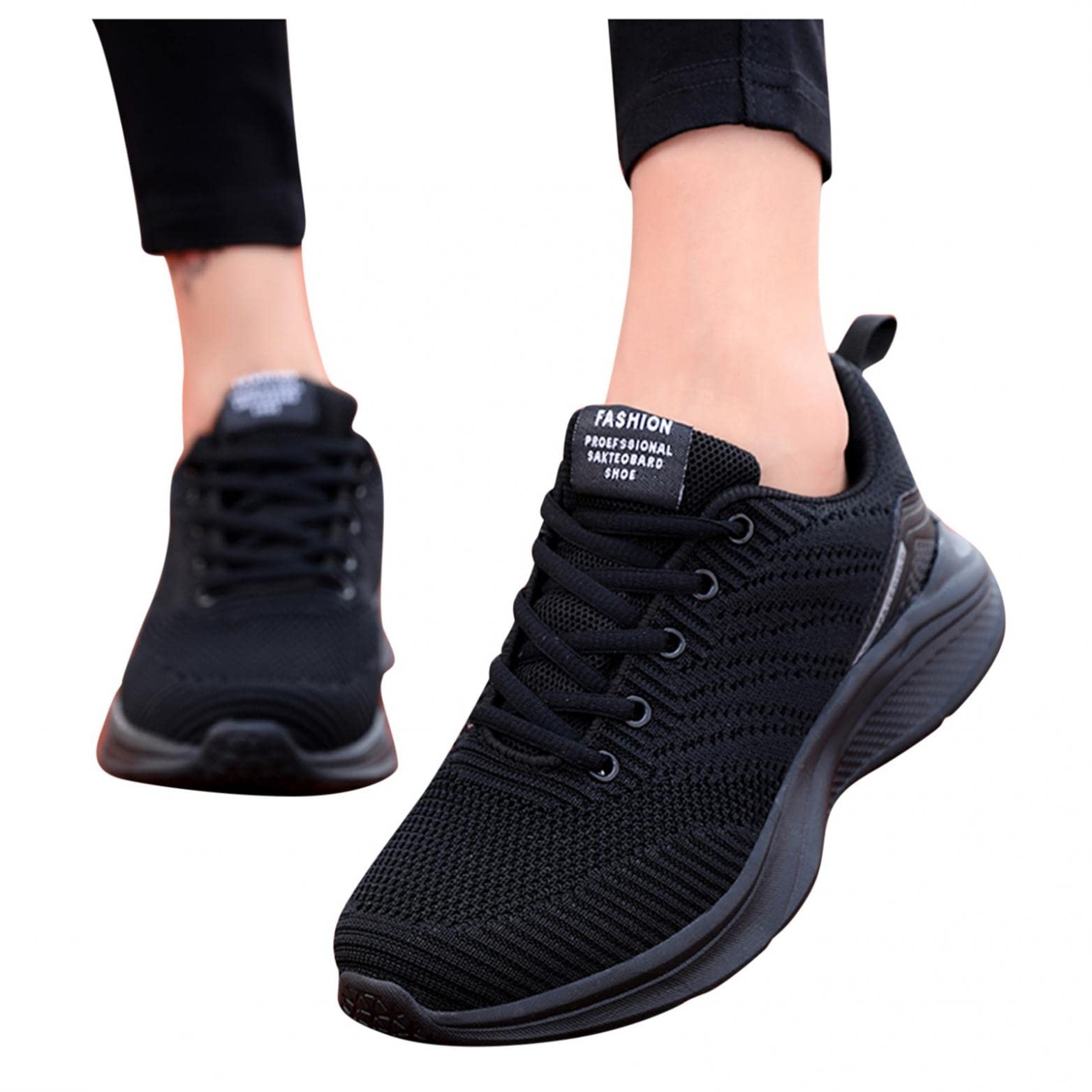 Trilanme Women's Lightweight Walking & Running Shoes - Breathable Mesh Sneakers with Memory Foam & Air Cushion - Non-Slip Gym Shoes for Workout, Tennis, Sports - Perfect for Jogging, Training & Casual Wear