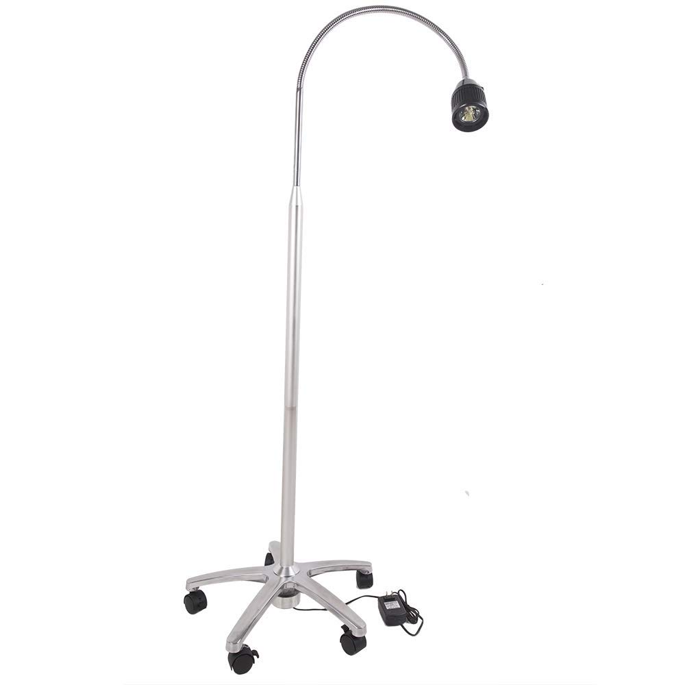35W Mobile Dental Medical Exam Lamp - Adjustable Floor Standing Halogen Shadowless Light for Dental Clinics & Hospitals (Model JD1500) - Perfect for Oral Examinations, Surgeries & Medical Procedures