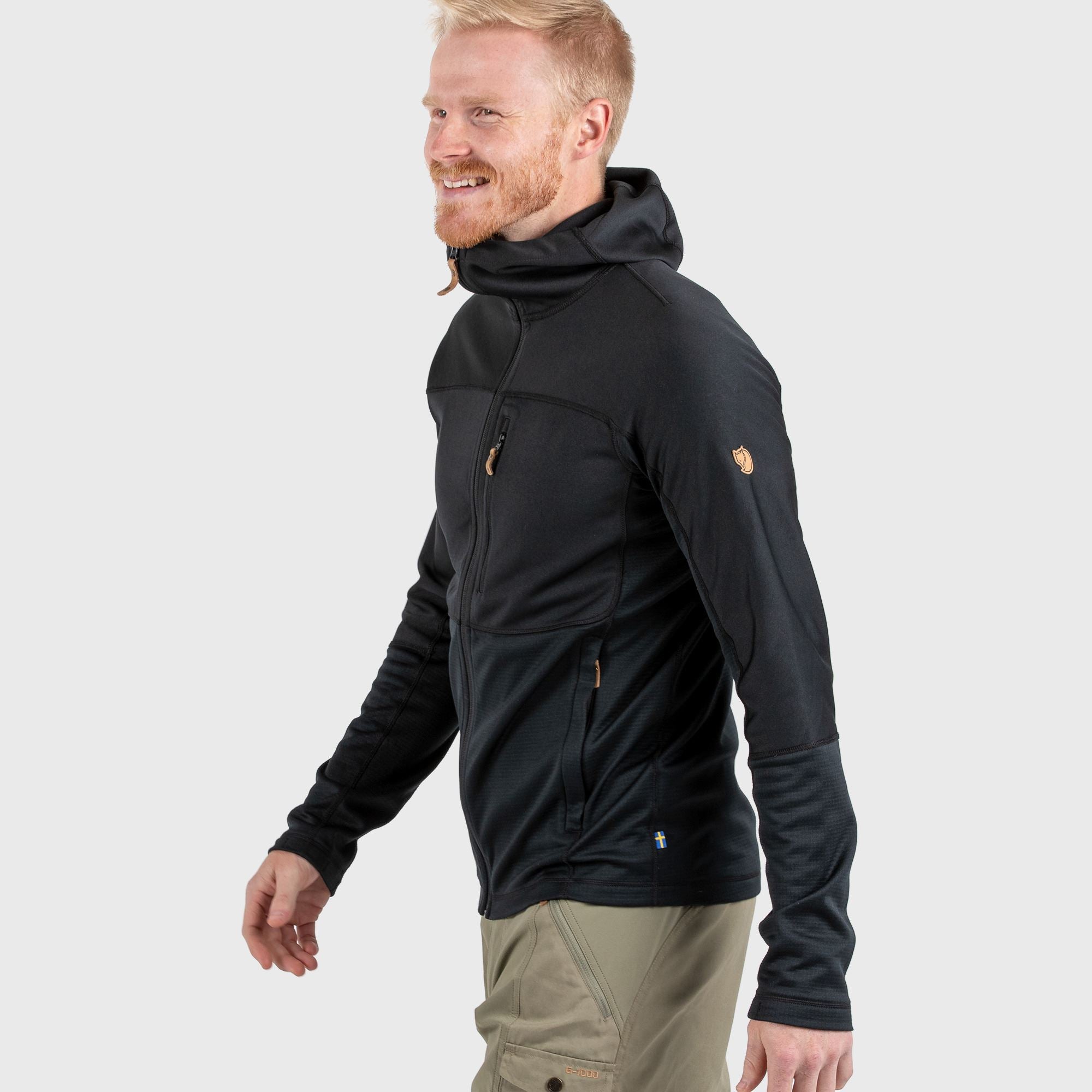 Men's Abisko Trail Fleece Jacket - Lightweight Hiking & Outdoor Fleece for Camping, Backpacking & Cold Weather Activities