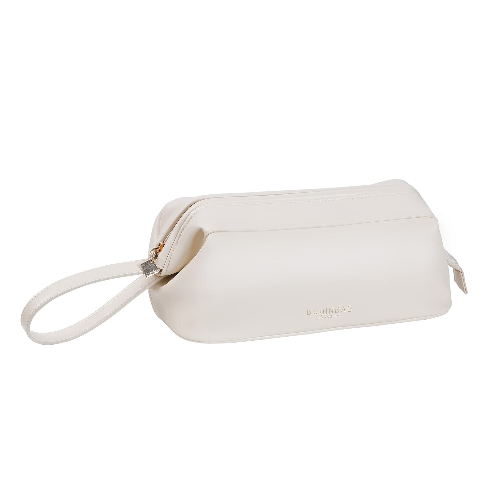 Waterproof Cosmetic Travel Bag with Handle - Portable Makeup Pouch for Women & Girls - Perfect for Airplane, Gym & Vacation Essentials Organization