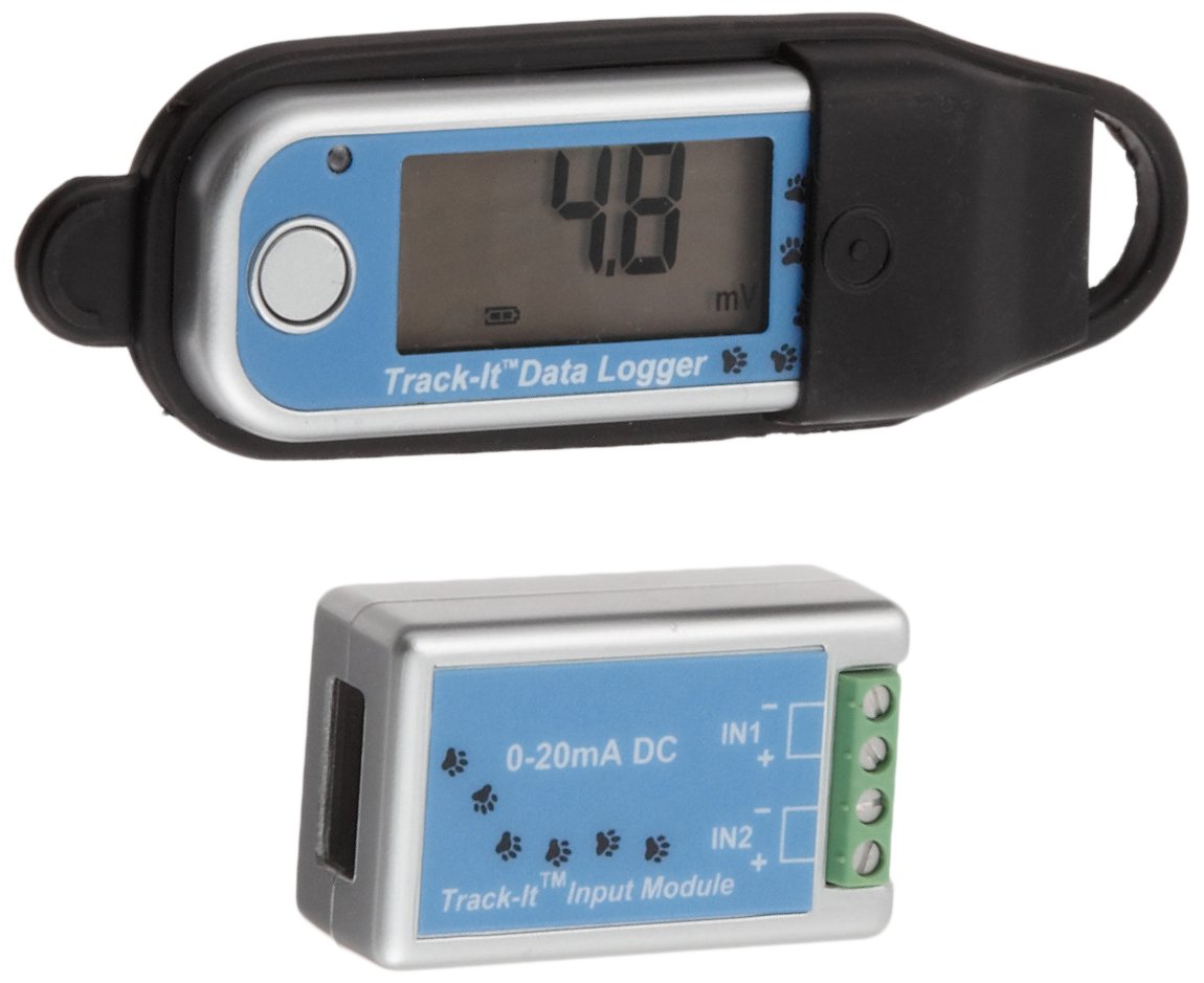Monarch Analog 20mA Track-It Data Logger with LCD Display, DC Module & Standard Battery - Industrial Process Monitoring & Environmental Data Collection Device