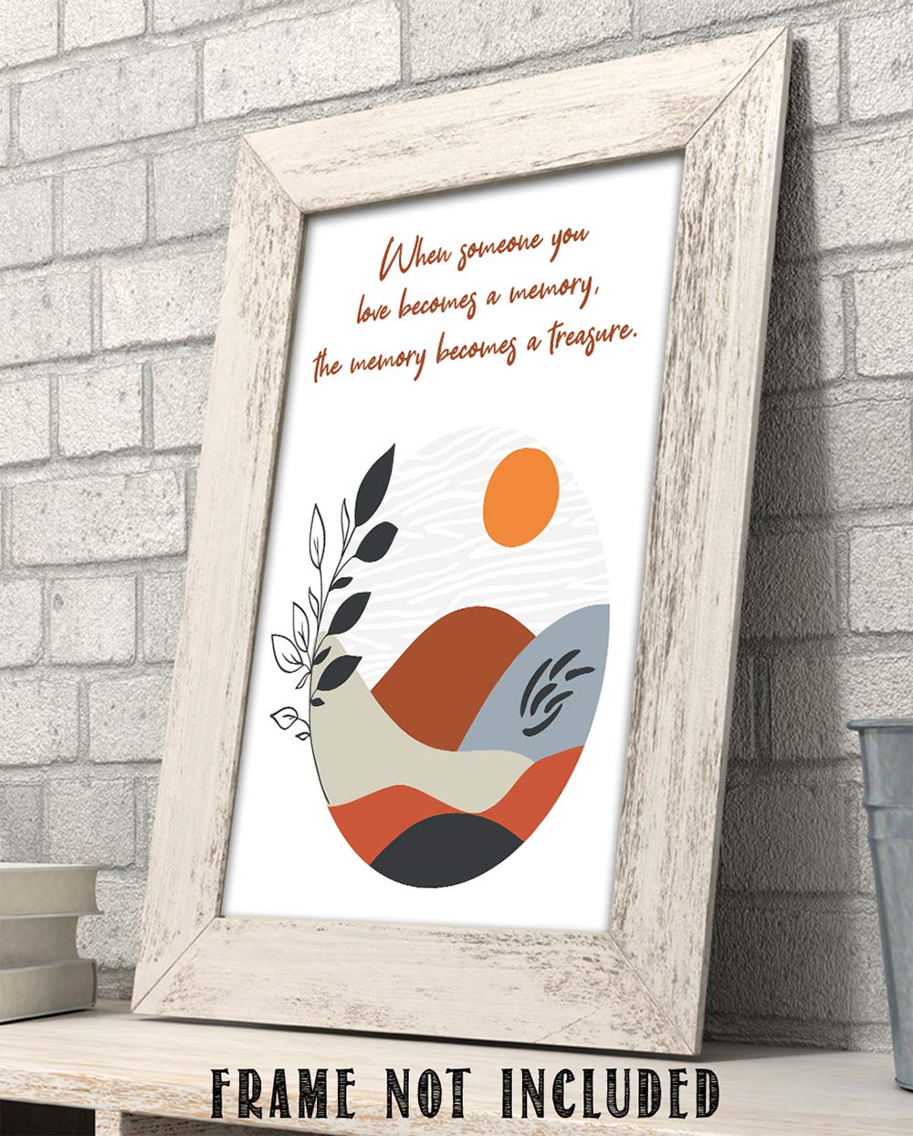 Inspiring Quotes Wall Art - Boho Sun Print 11x14, Motivational & Spiritual Decor for Home & Office