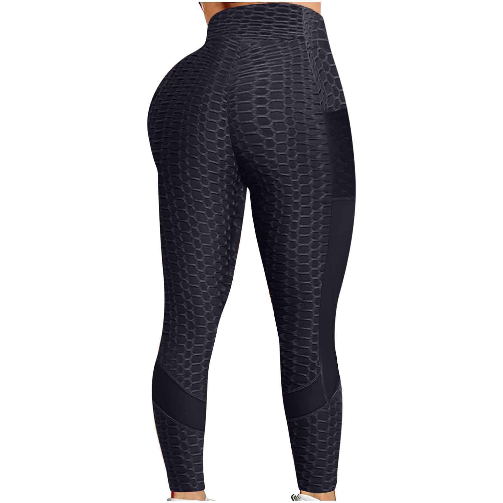 Huneny Women's Tie Dye Yoga Pants - High Waisted Tummy Control Workout Leggings with Butt Lift for Running, Gym & Casual Wear