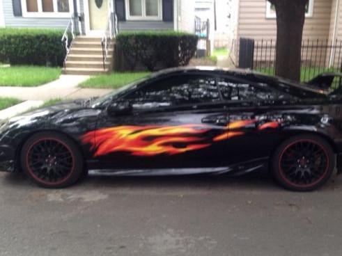 Fire Flames Car Decals - High-Quality Vinyl Stickers for Trucks & Vehicles - Perfect for Customizing Your Ride & Auto Accessories