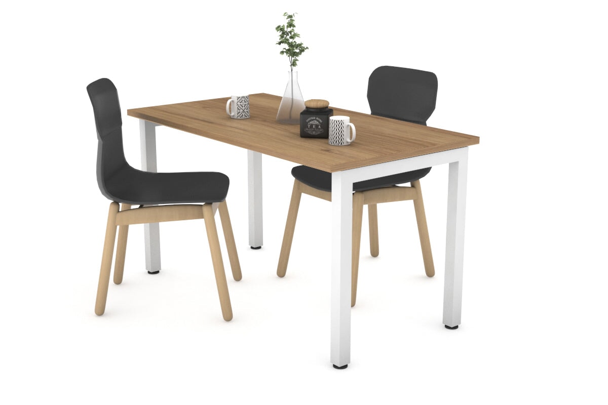 Quadro Square Legs Dining Table - 1000L x 600W Modern Kitchen Table for Small Spaces | Perfect for Apartments, Breakfast Nooks & Compact Dining Areas