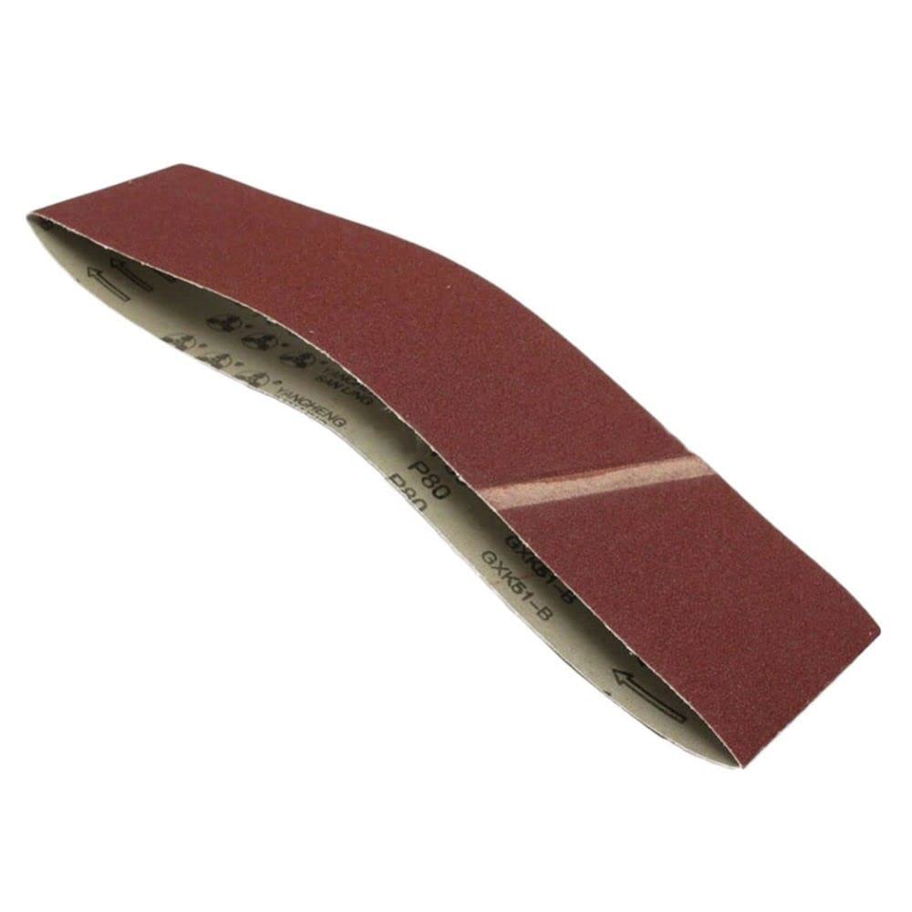 10-Piece Sanding Belts Set - 100x915mm (4x36 Inch) Durable Cloth Belt Sanders - 40-1000 Grit Annular Belts for Woodworking & Metal Polishing - Workshop & DIY Sanding Equipment