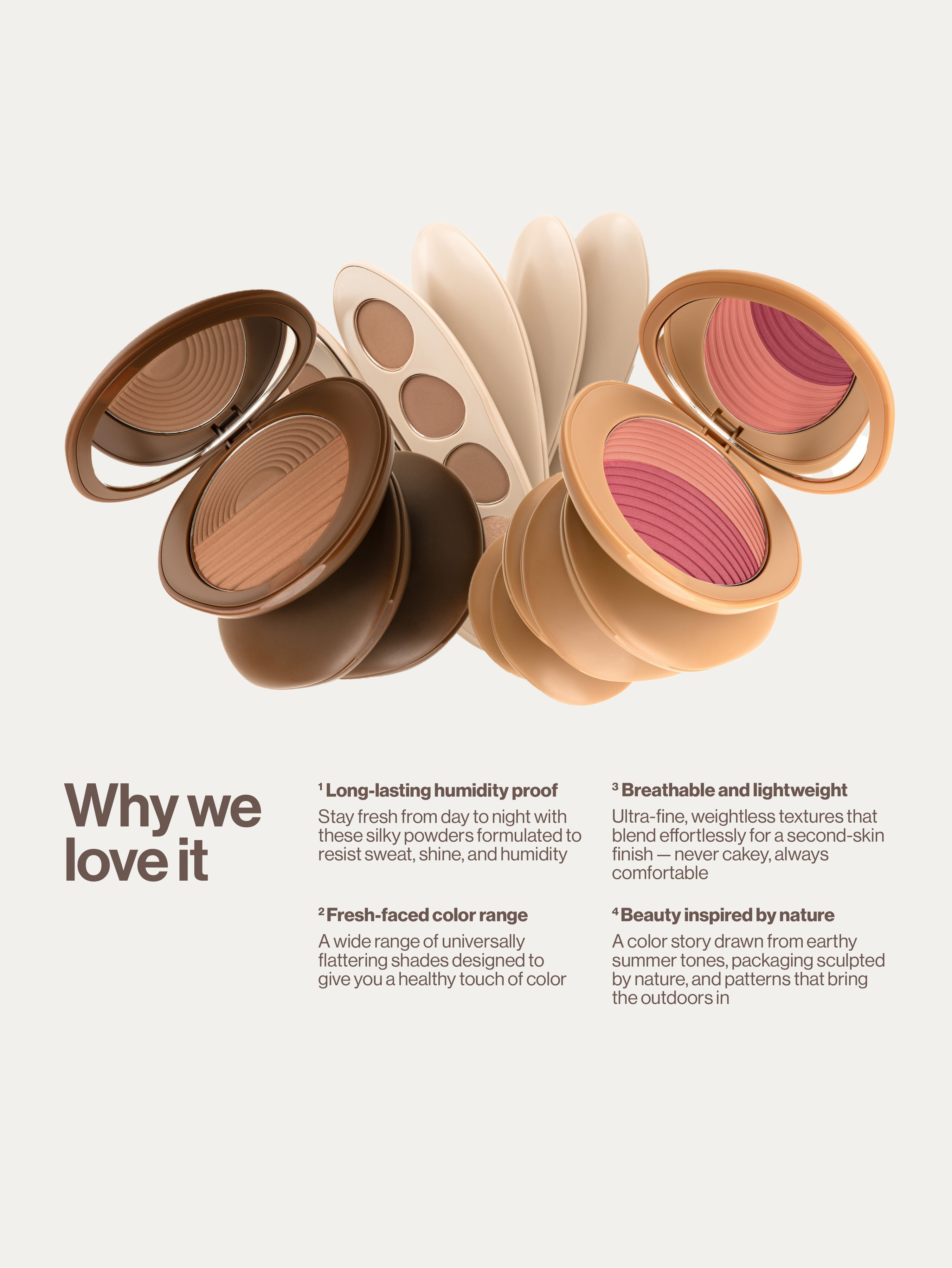 Professional Healthy Touch Bronzer & Contour Brush Set - Vegan Makeup Brushes for Flawless Face Sculpting | Perfect for Contouring, Highlighting & Blending (Ideal for Daily Makeup & Professional Artists)