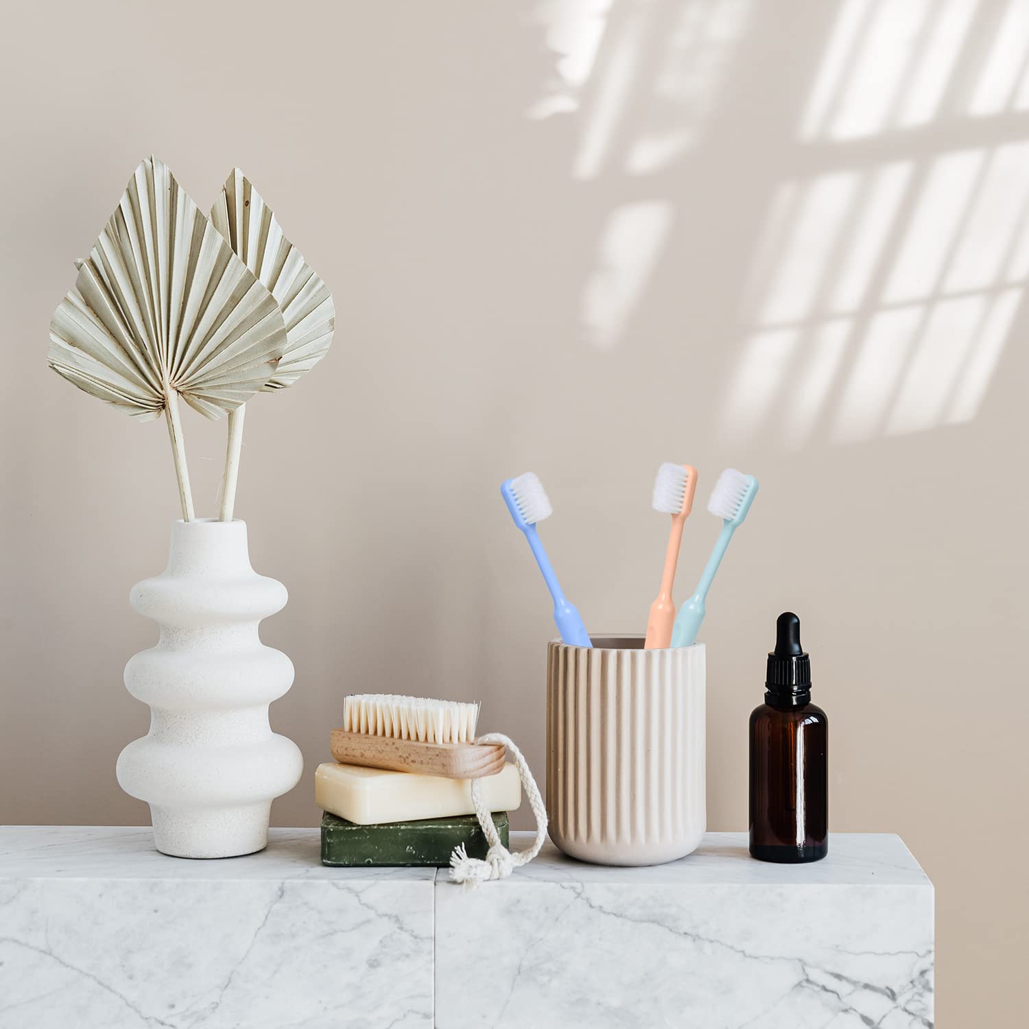 10 Pack Soft Bristle Toothbrushes for Adults - Travel & Bulk Oral Care - Perfect for Home, Office, Gym & Travel Essentials