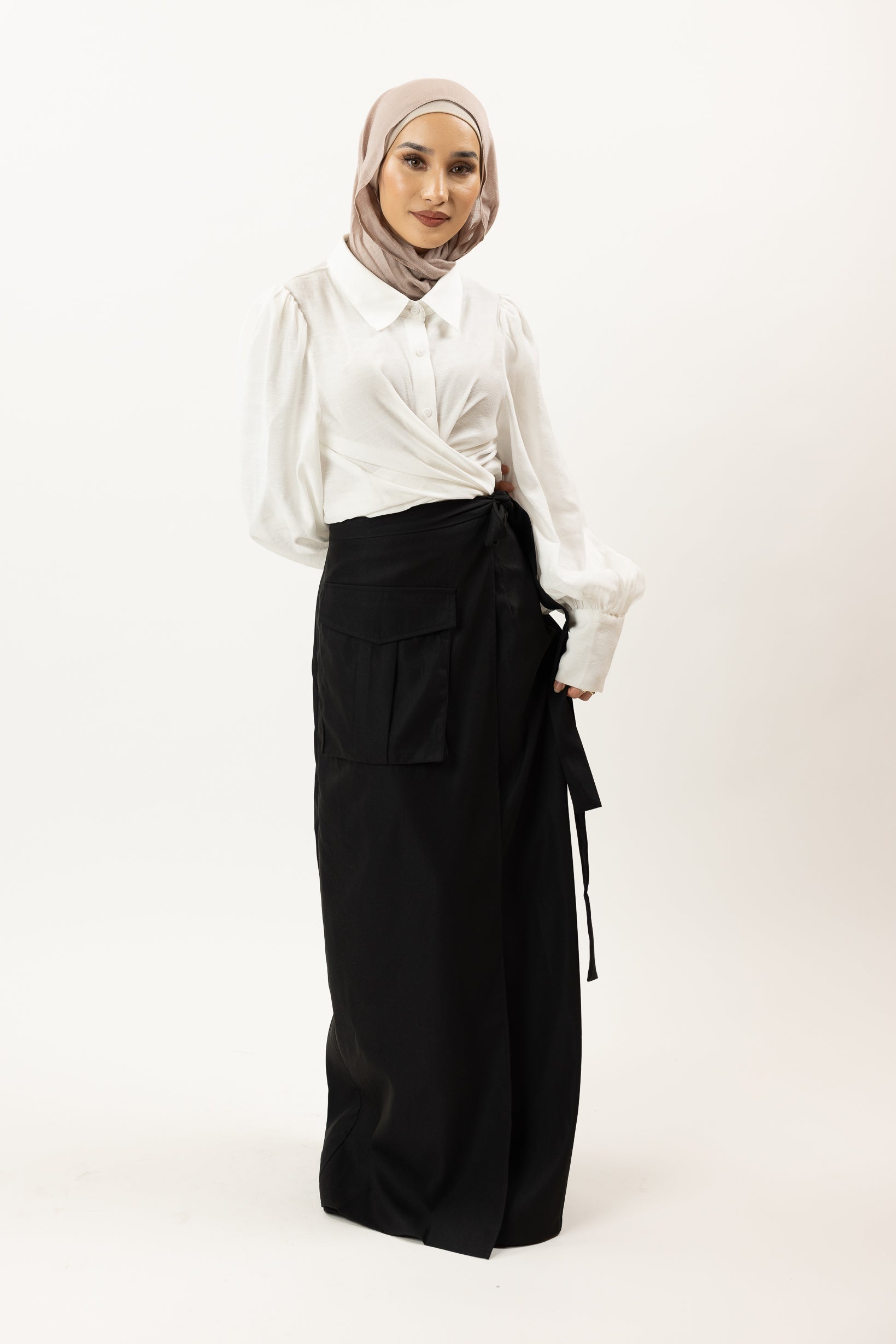 Nova Cargo Wrap Skirt for Women - Stylish Utility Wrap Skirt with Pockets | Perfect for Hiking, Travel & Outdoor Adventures