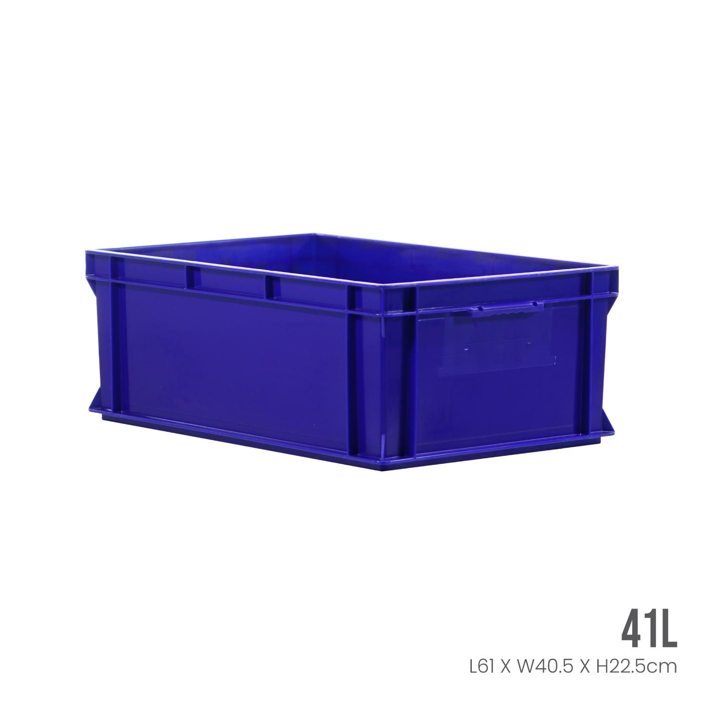 Heavy Duty Industrial Storage Container - Durable Plastic Bins for Warehouse Organization & Garage Storage (ID4714) | Perfect for Tool Storage, Home Organization & Commercial Use