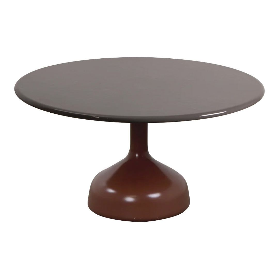Modern Round Coffee Table with Glass Top - Large Size for Living Room, Lounge & Office Decor