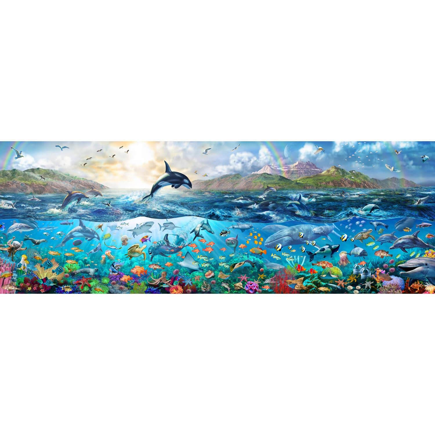 Anatolian Puzzle - Ocean Panorama 1000 Piece Jigsaw Puzzle #1121 for Adults & Teens | Challenging Art Puzzle for Home Decor, Family Game Night & Relaxation