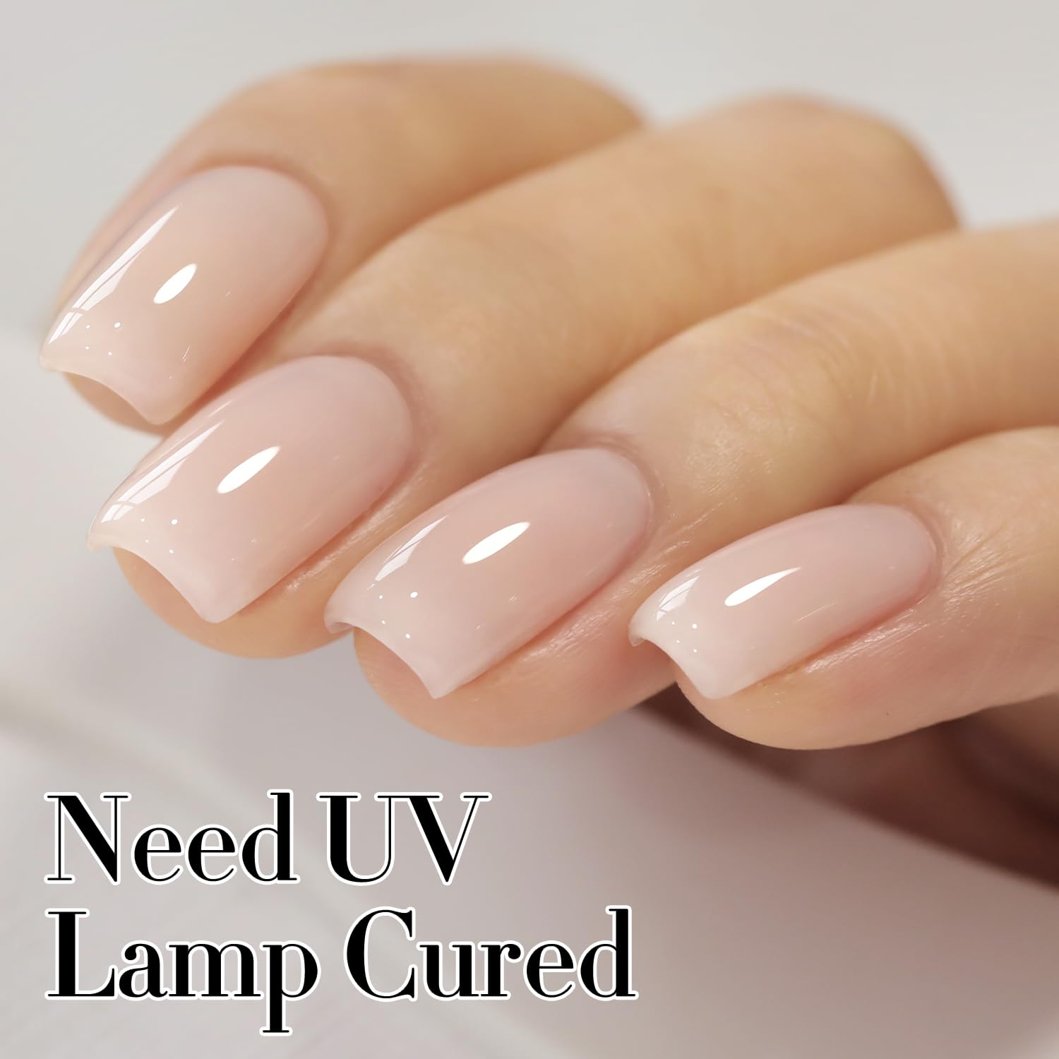 Double Rhythm 0.50 OZ Gel Nail Polish - 15ML Soak Off UV/LED Pastel Colors (Beige Pink-B-A1511) for Salon Quality Manicures at Home | Perfect for Women's Nail Art, DIY Designs & Special Occasions