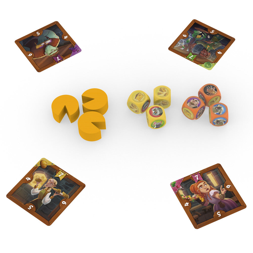 Cheese Master Musical Cheese Chase Card Game - Fun Family Board Game for Kids & Adults - Perfect for Parties, Game Nights & Family Gatherings