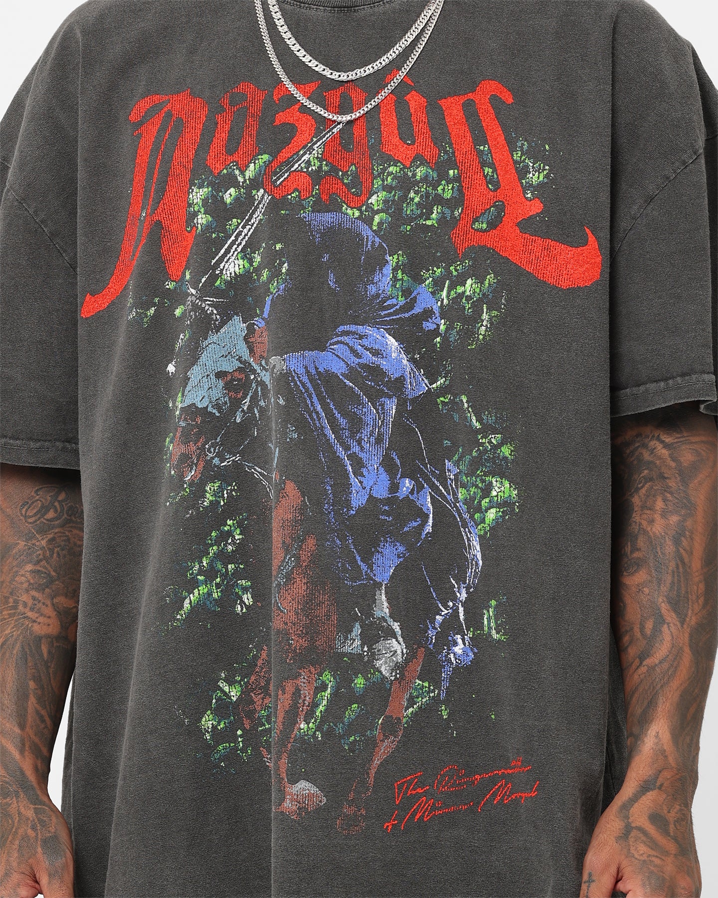 Vintage Lord of the Rings Nazgul Heavyweight T-Shirt - Black Washed Cotton Tee | American Thrift Style | Perfect for Cosplay, Movie Nights & Fantasy Fans
