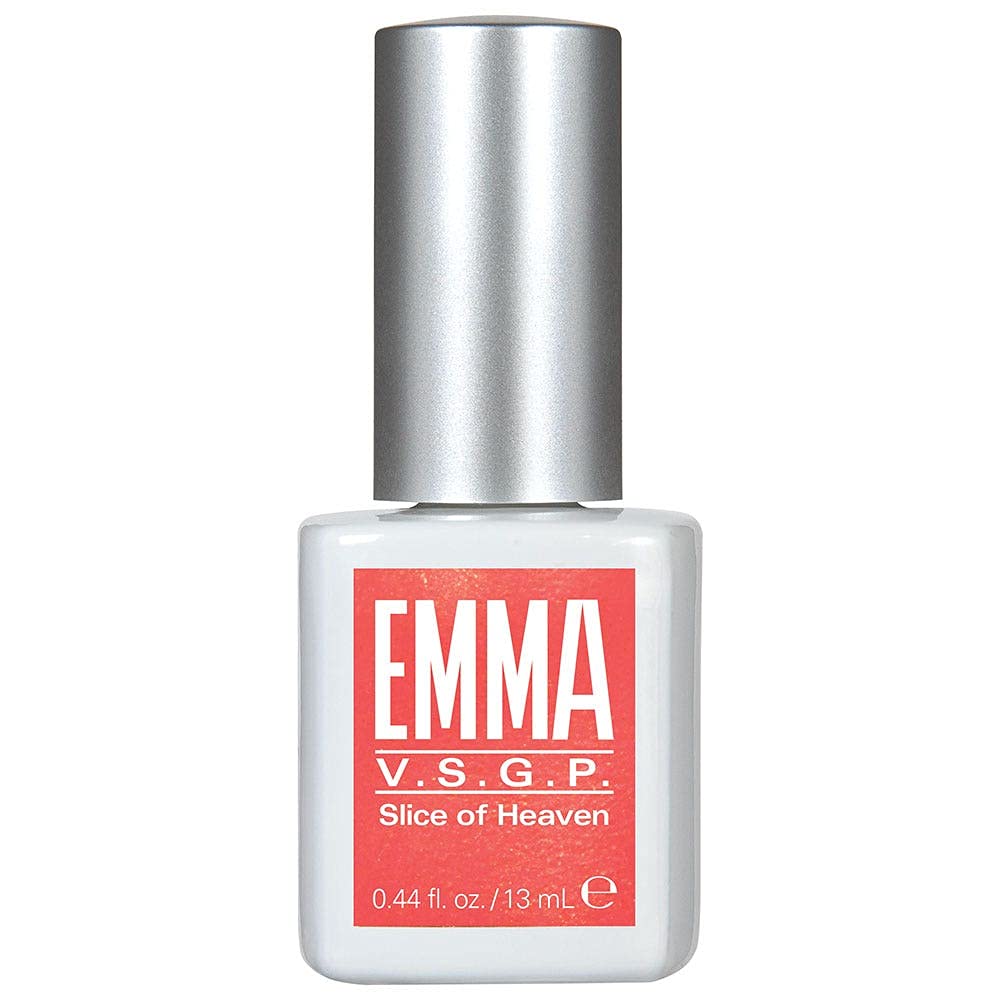 EMMA Beauty Gel Polish - Long Lasting Vegan Nail Color, 12+ Free Formula, Cruelty-Free & Non-Toxic, Slice of Heaven (0.44 fl oz) - Perfect for Salon, Home Manicures & Special Occasions