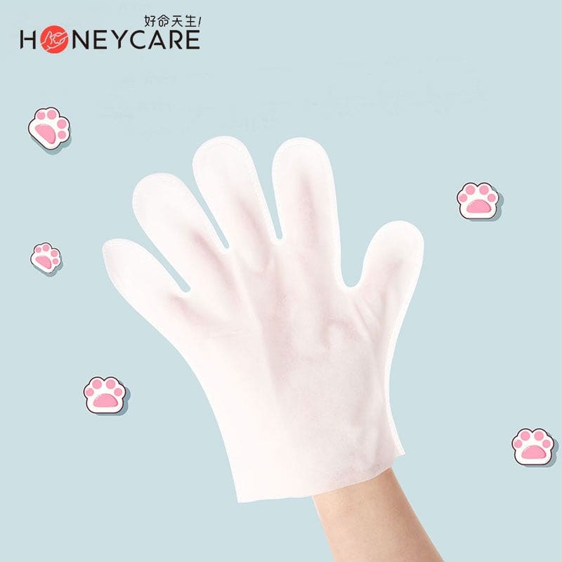 Honey Care Spa Cleansing Glove 10 Pack - Exfoliating Bath & Shower Mitts for Soft Skin - Perfect for Body Scrub, Massage & Skincare Routine
