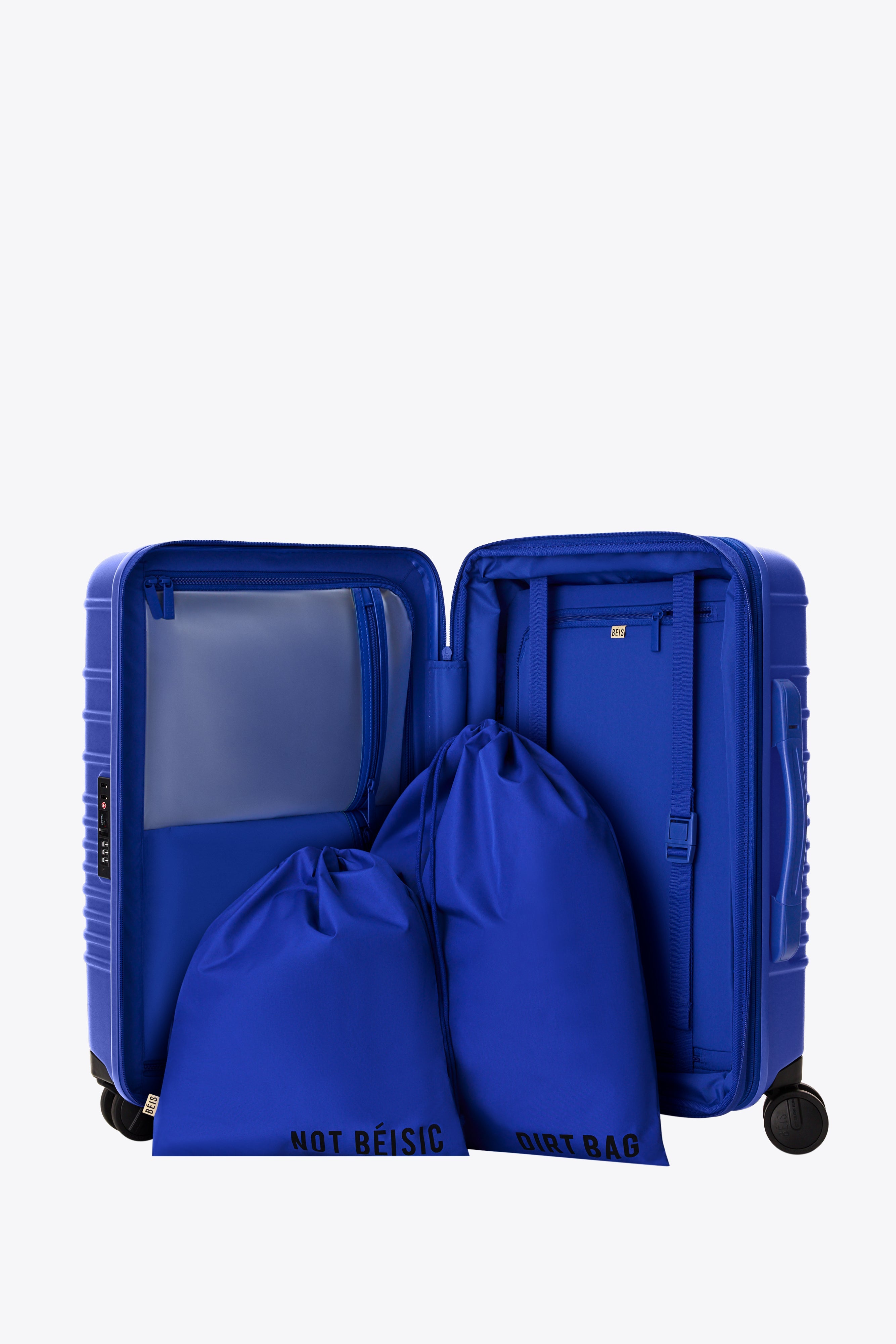 Cobalt Blue Carry On Luggage with Wheels - Perfect for Air Travel, Business Trips & Weekend Getaways
