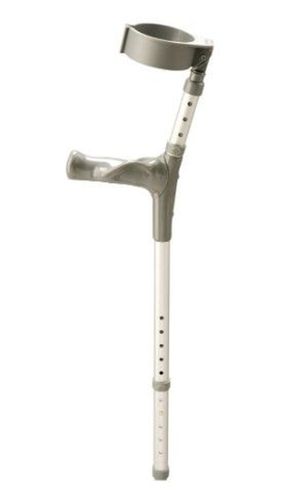 ORTHOLIFE Adjustable Elbow Crutches for Adults - Medium Height Support for Mobility, Injury Recovery & Daily Use - Lightweight Aluminum Forearm Crutches for Walking Assistance
